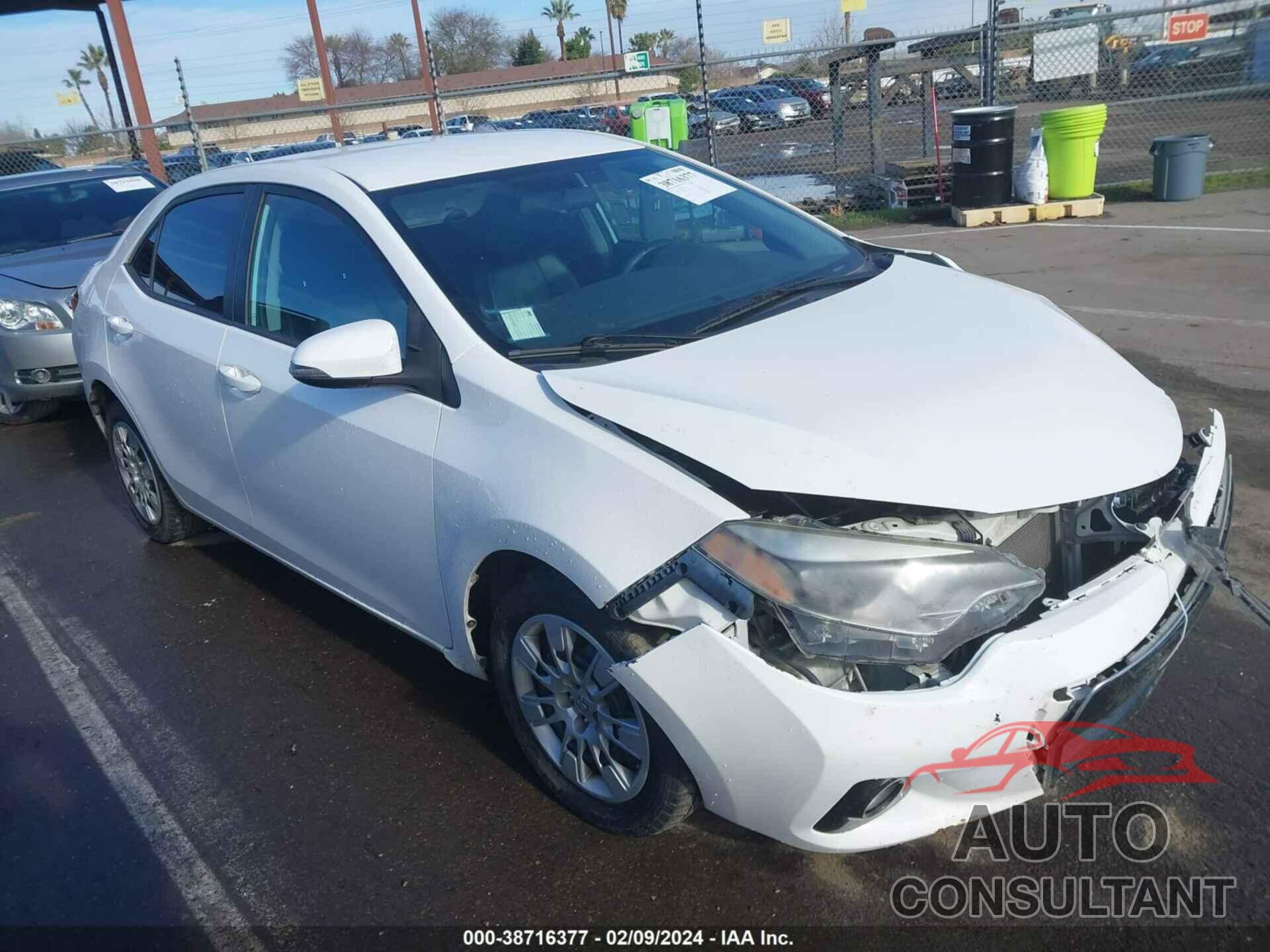 TOYOTA COROLLA 2016 - 5YFBURHE9GP522899