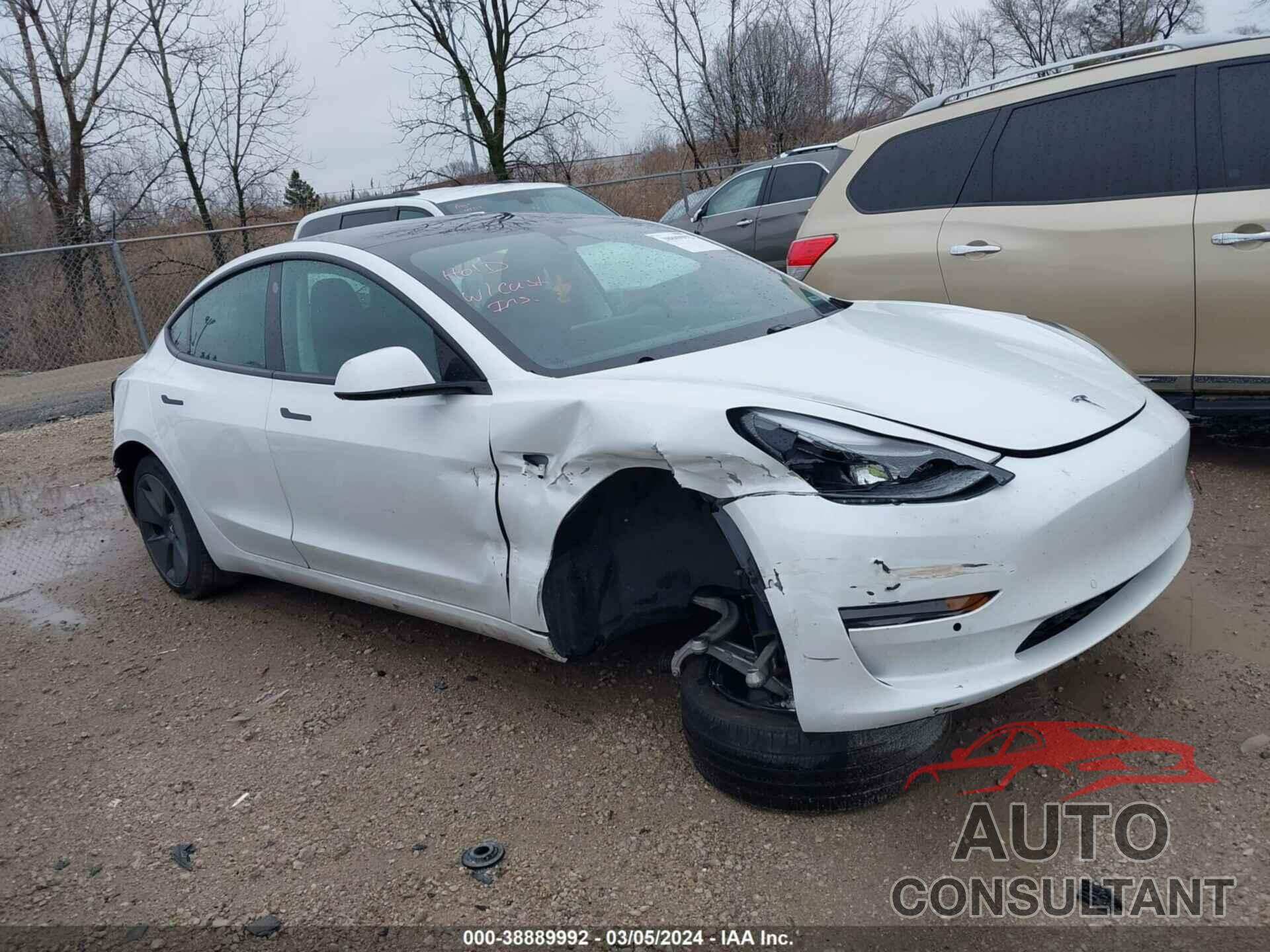 TESLA MODEL 3 2021 - 5YJ3E1EA7MF075758