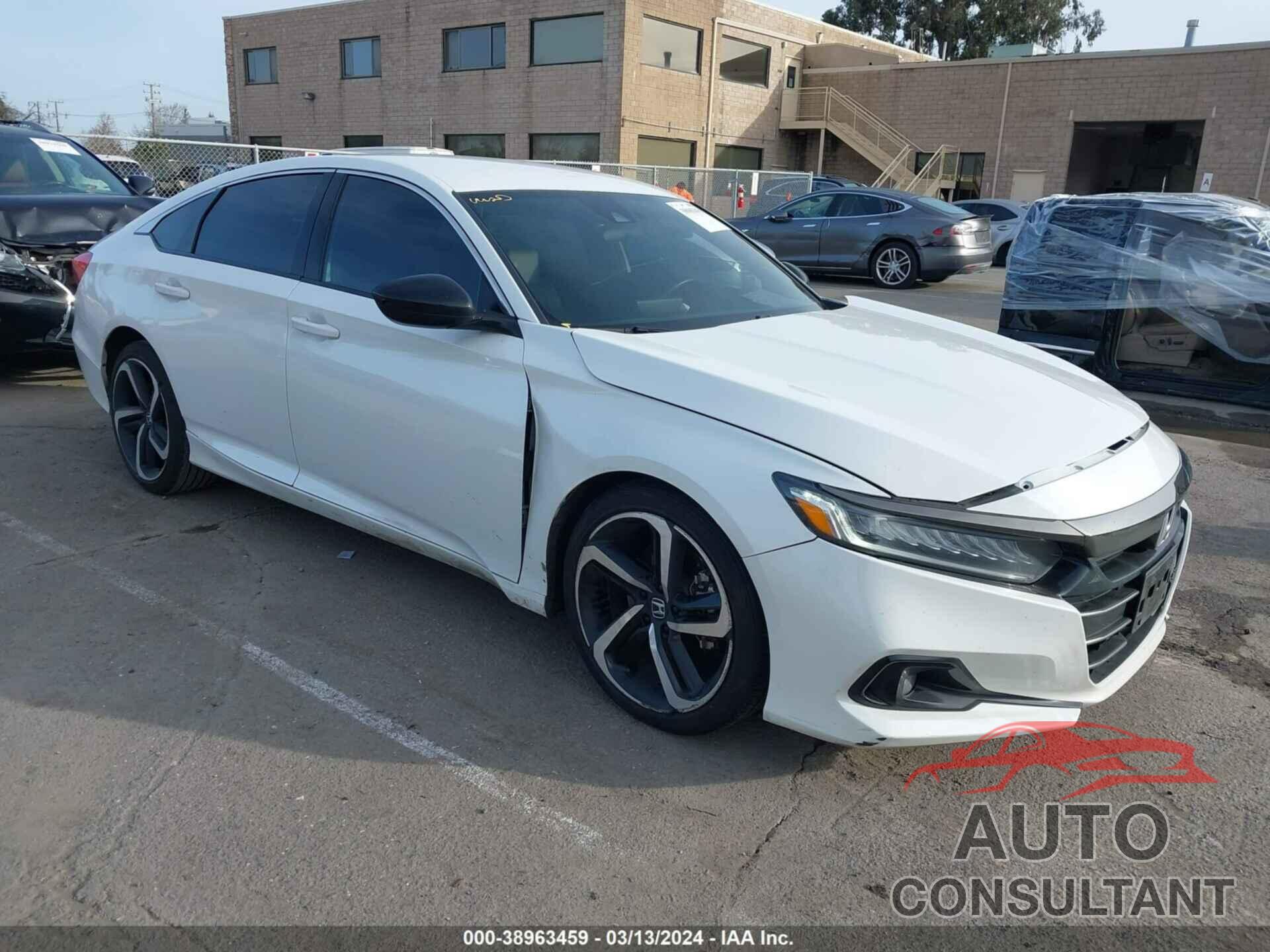 HONDA ACCORD 2022 - 1HGCV1F32NA124229