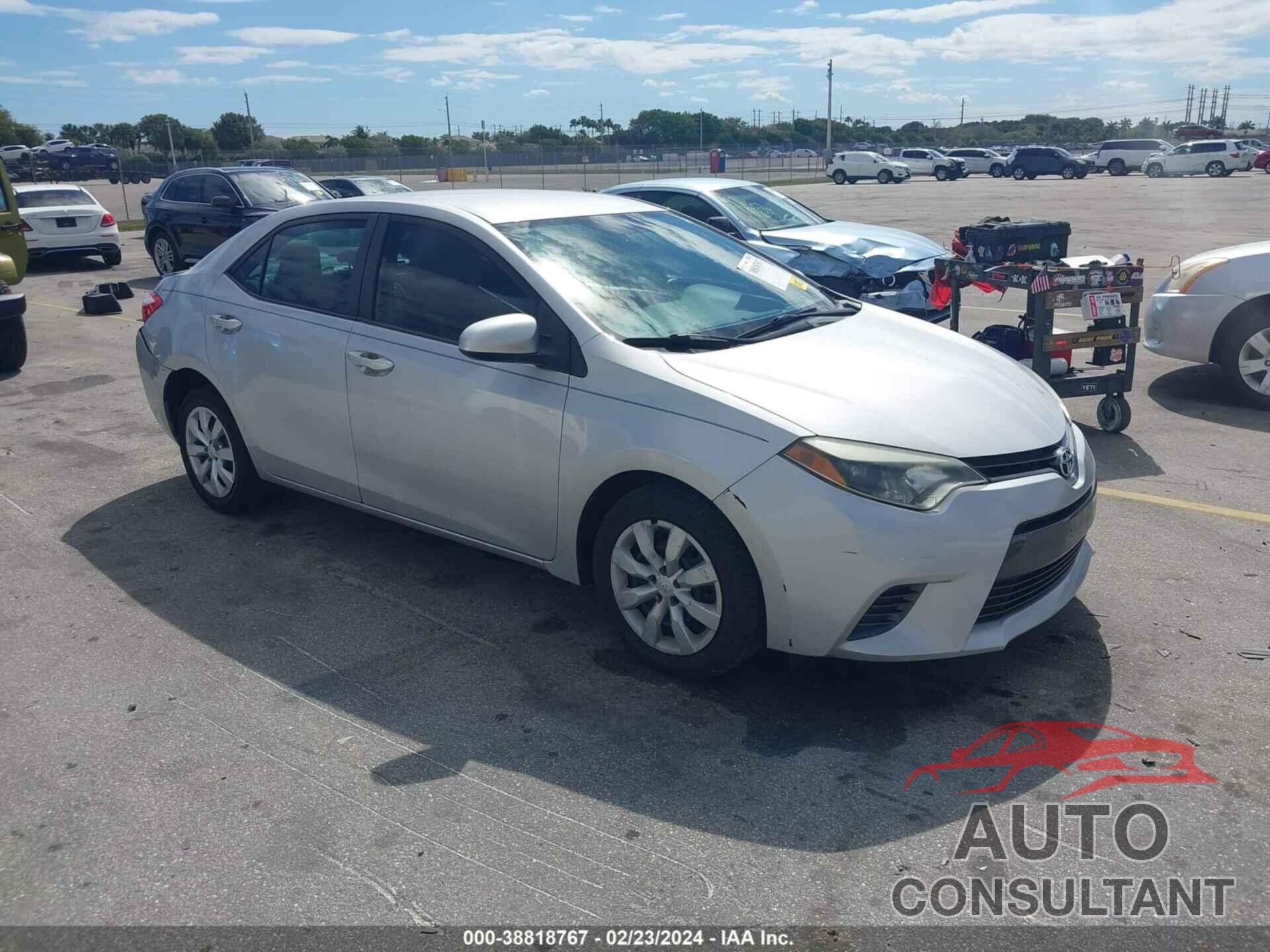 TOYOTA COROLLA 2016 - 2T1BURHE1GC567710