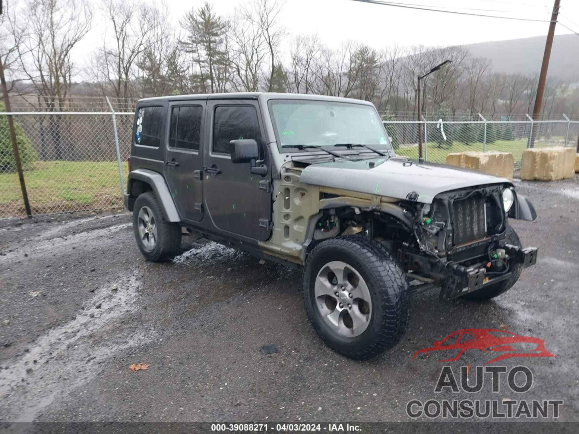 JEEP WRANGLER UNLIMITED 2016 - 1C4BJWEGXGL164444