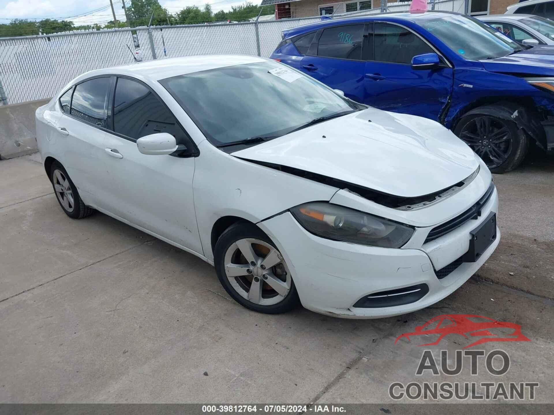 DODGE DART 2016 - 1C3CDFBA5GD604998