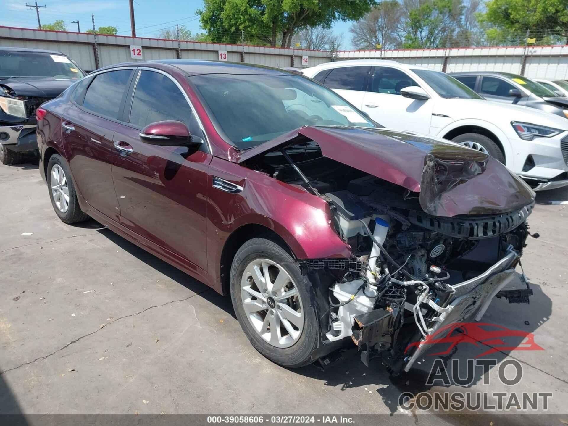 KIA OPTIMA 2018 - 5XXGT4L3XJG226033