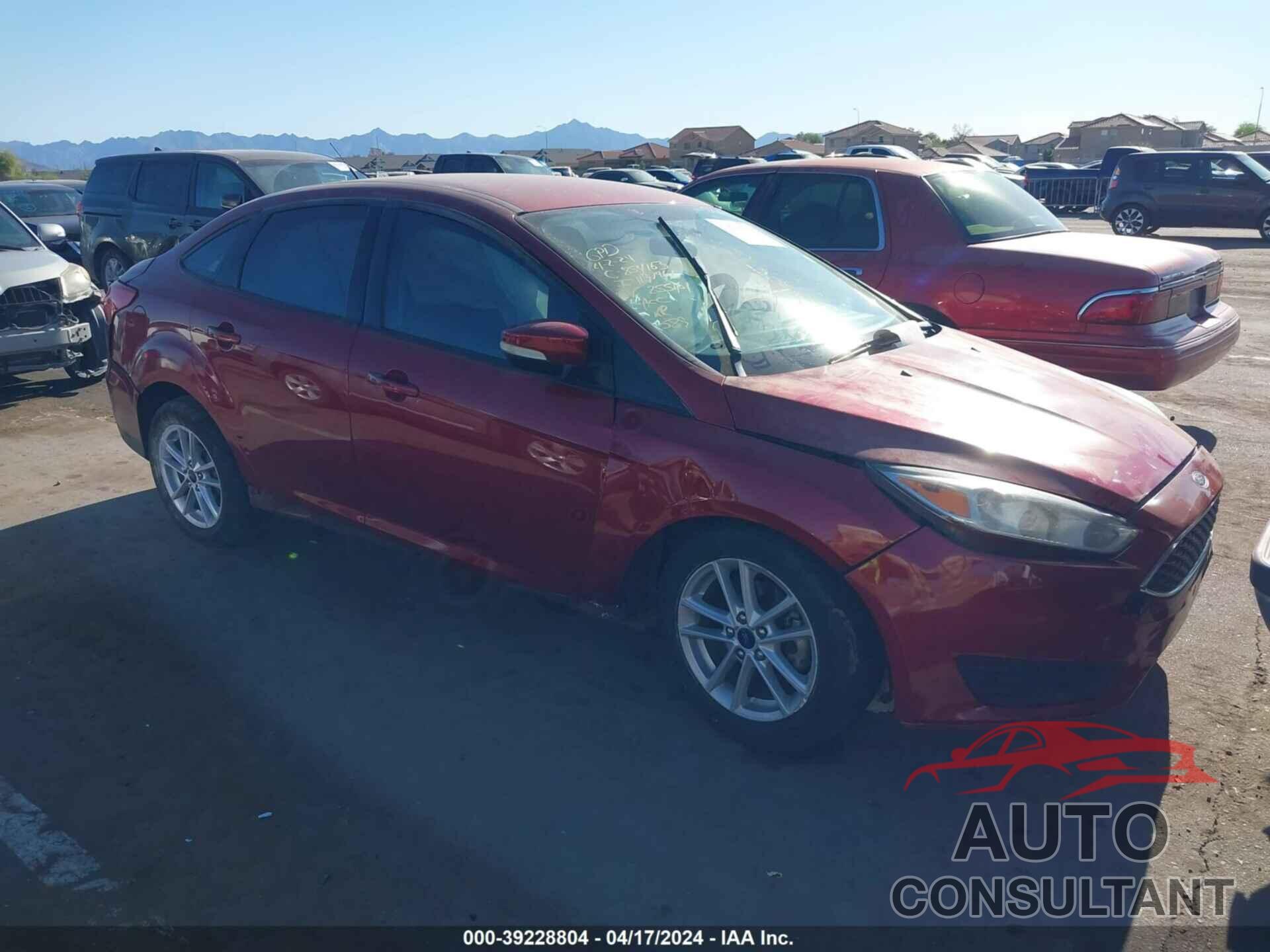 FORD FOCUS 2017 - 1FADP3F24HL255161