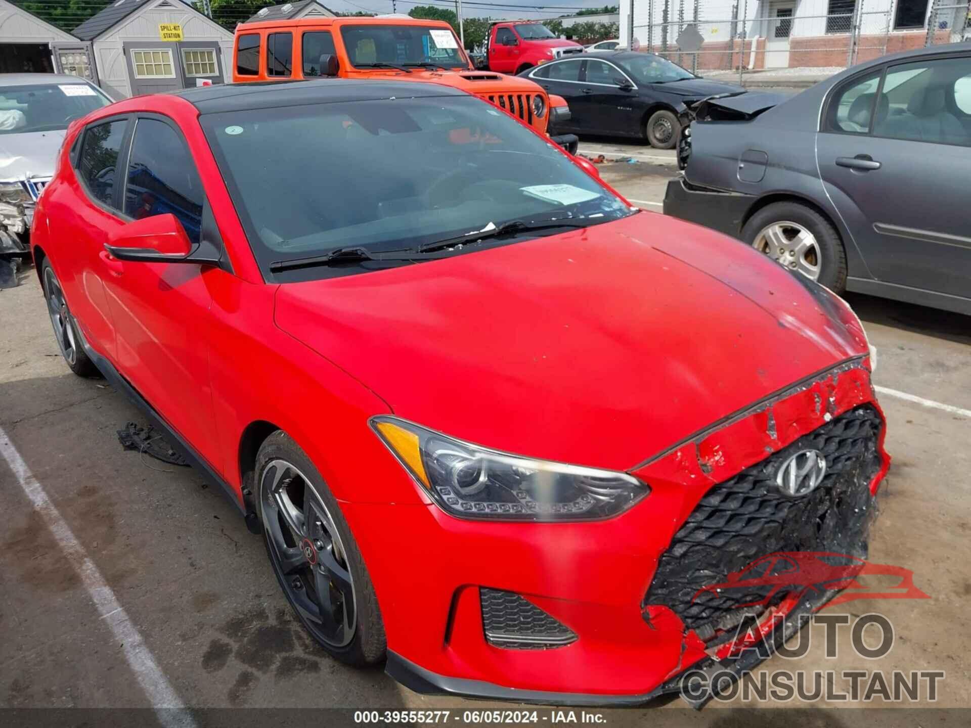 HYUNDAI VELOSTER 2019 - KMHTH6ABXKU005366