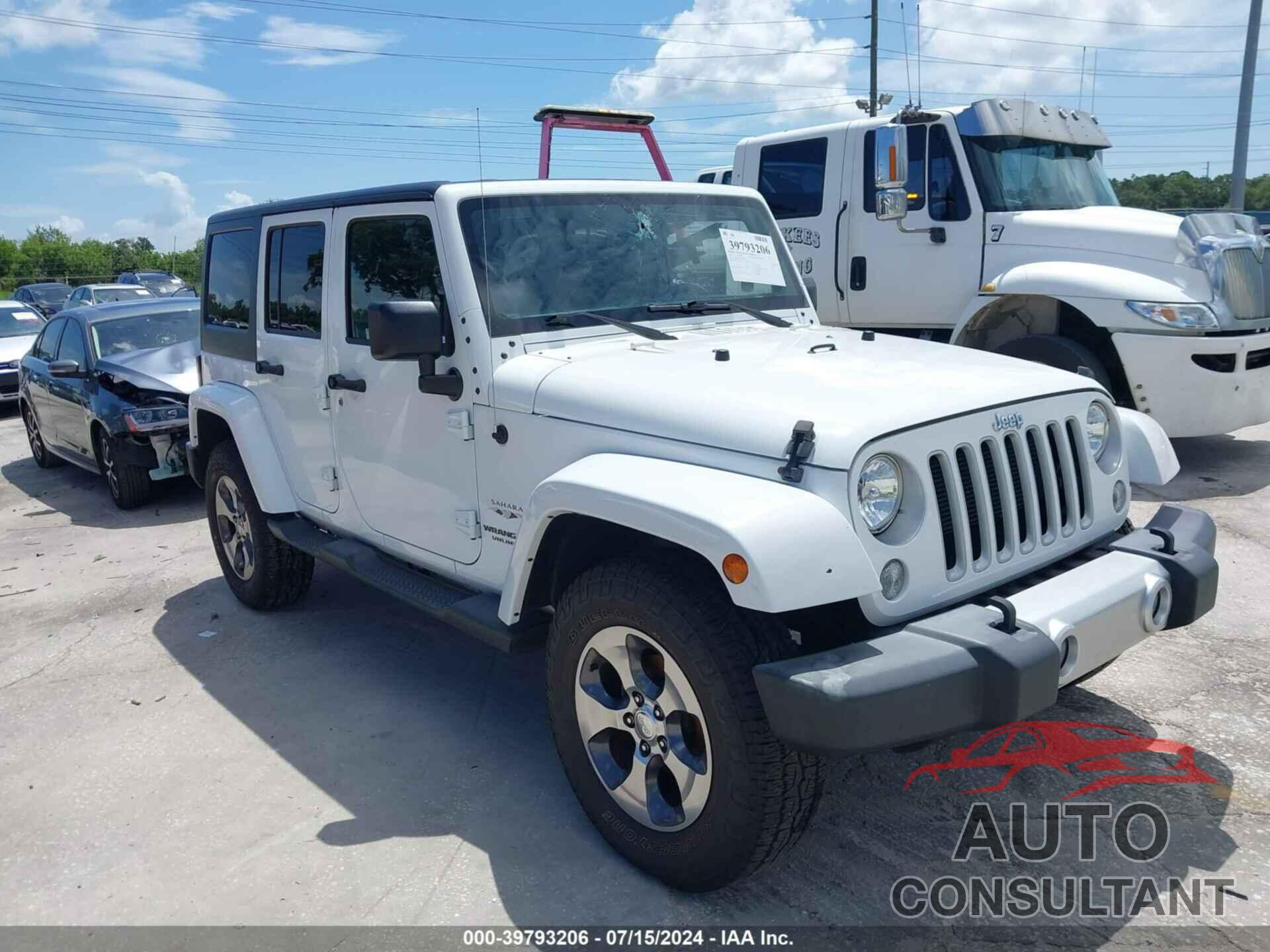 JEEP WRANGLER UNLIMITED 2016 - 1C4HJWEG2GL313889