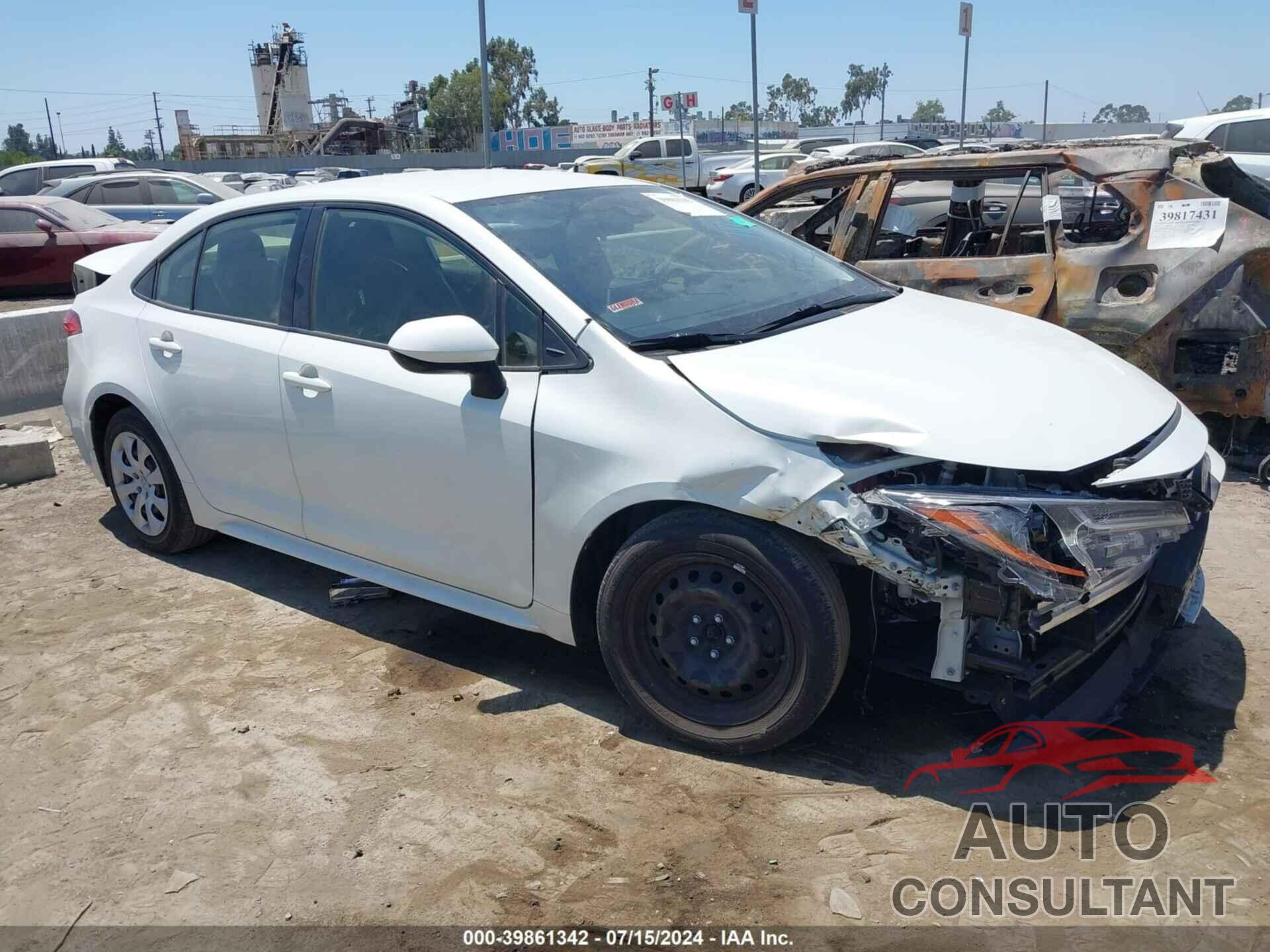 TOYOTA COROLLA 2021 - JTDEPMAE6MJ134952