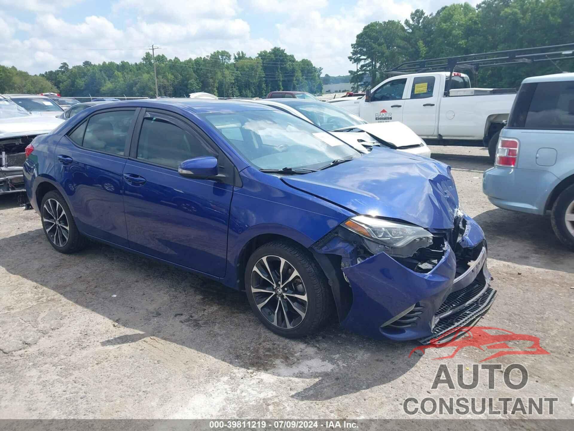 TOYOTA COROLLA 2017 - 2T1BURHEXHC805832