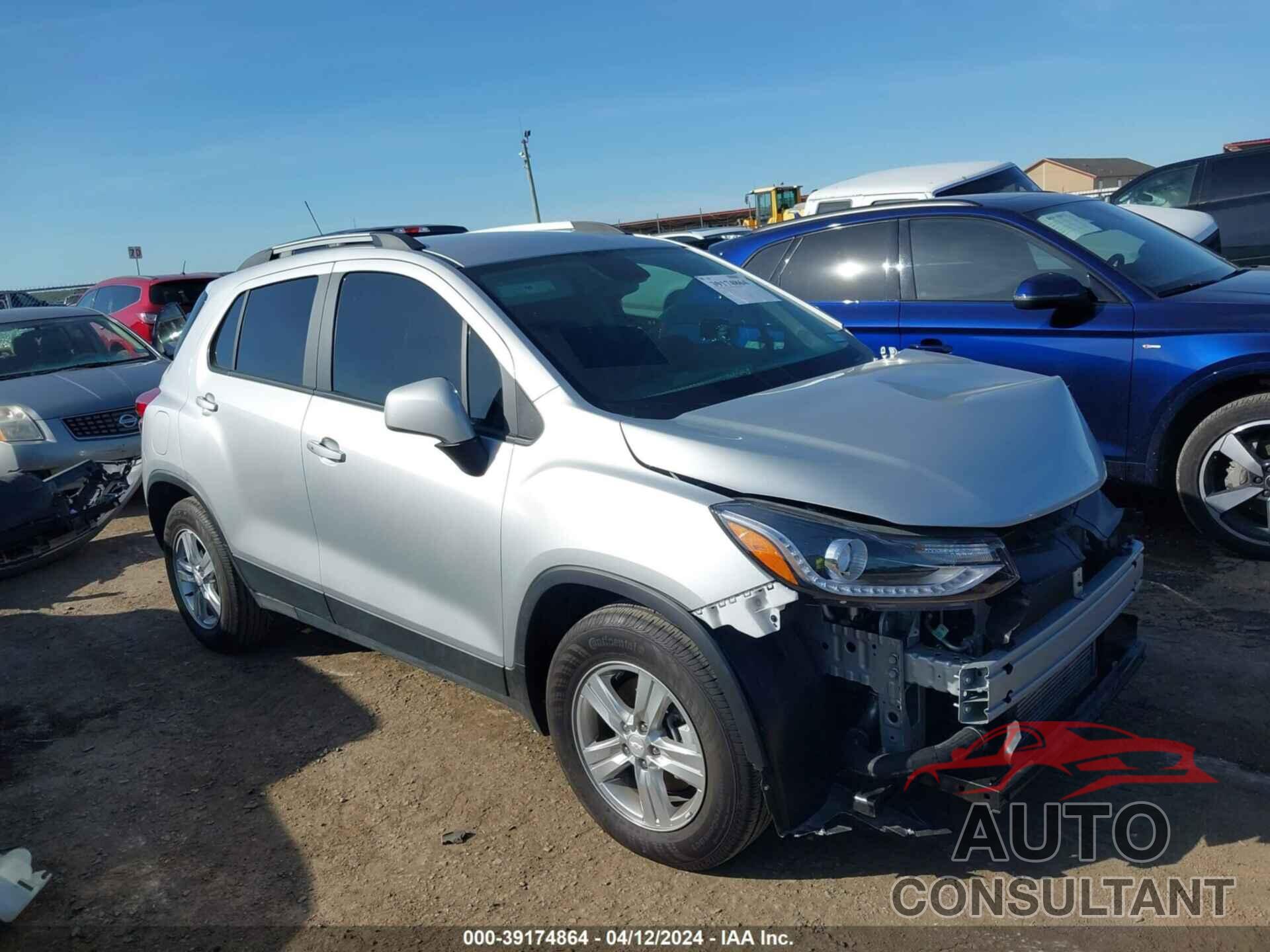 CHEVROLET TRAX 2022 - KL7CJLSM3NB539393