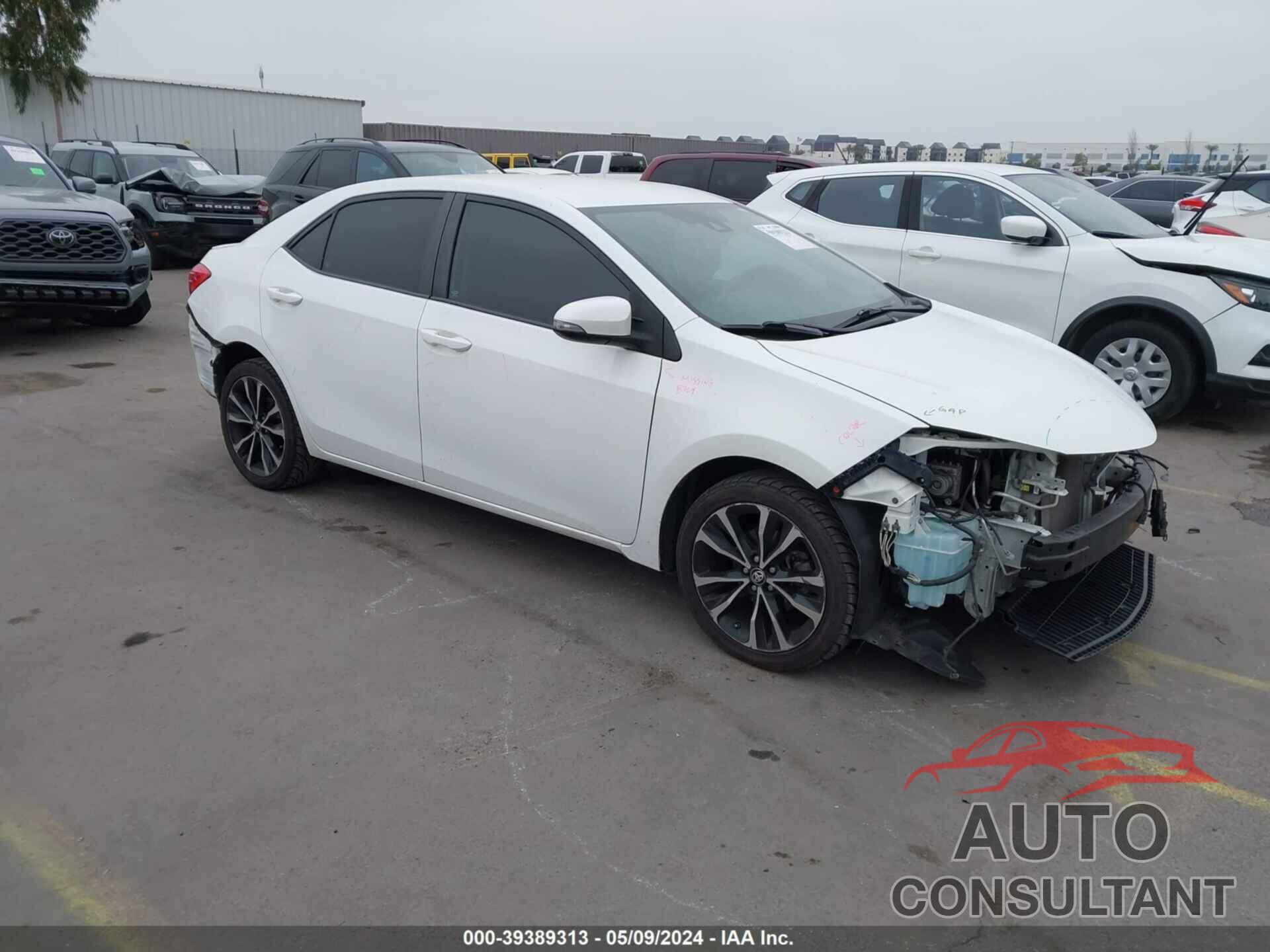 TOYOTA COROLLA 2017 - 5YFBURHE7HP620332