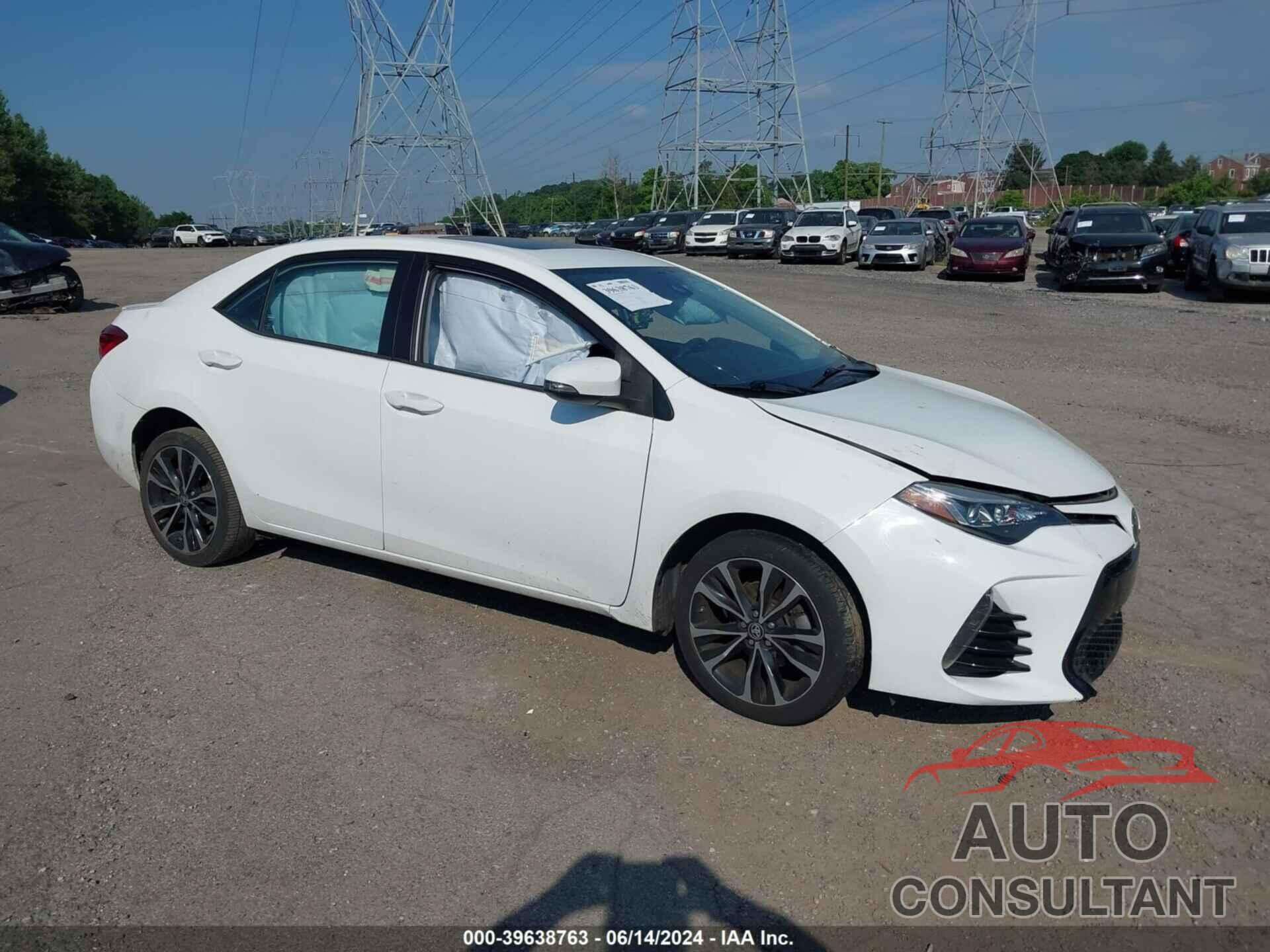 TOYOTA COROLLA 2017 - 2T1BURHE2HC939816