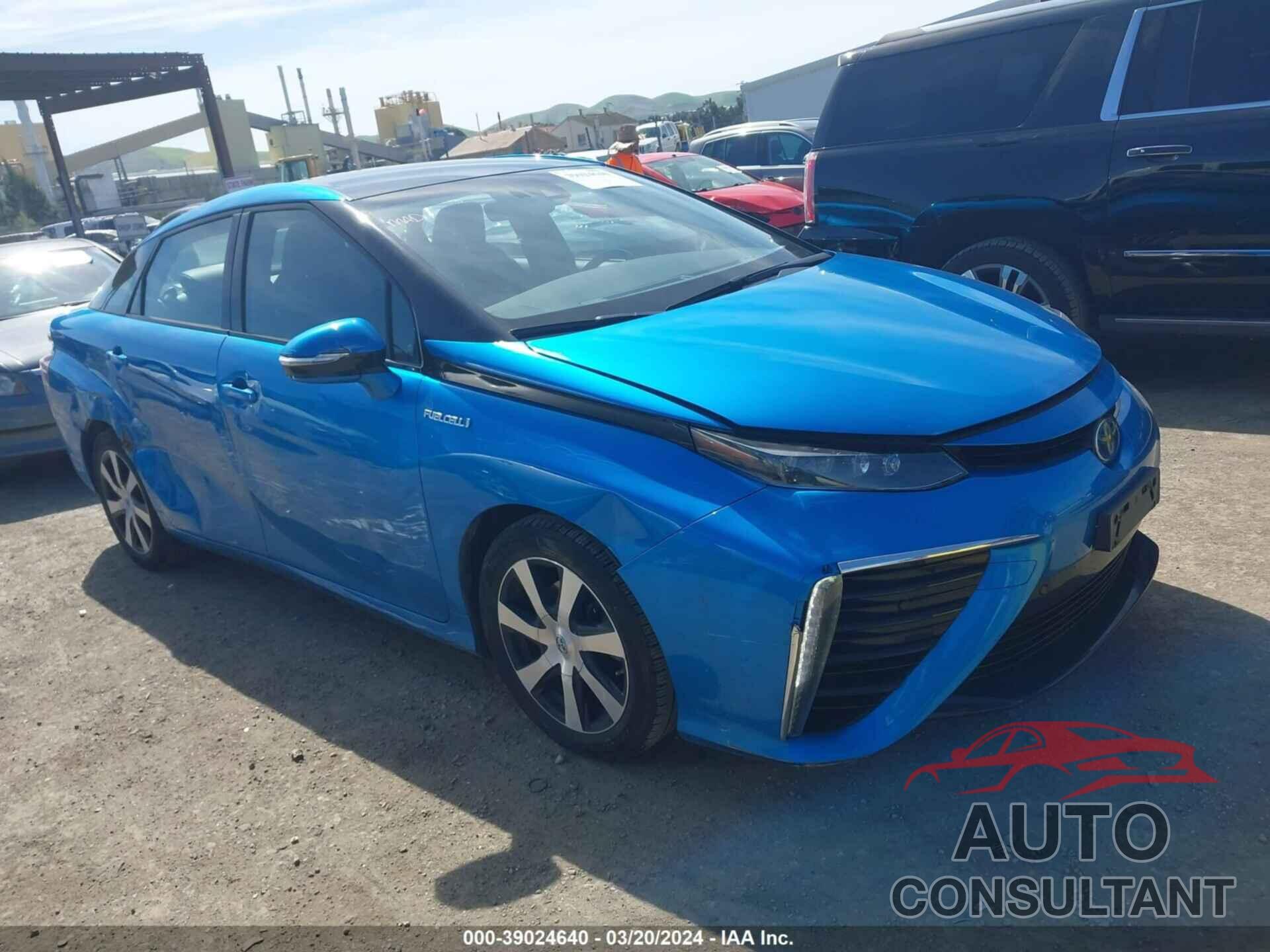 TOYOTA MIRAI 2019 - JTDBVRBD8KA005796