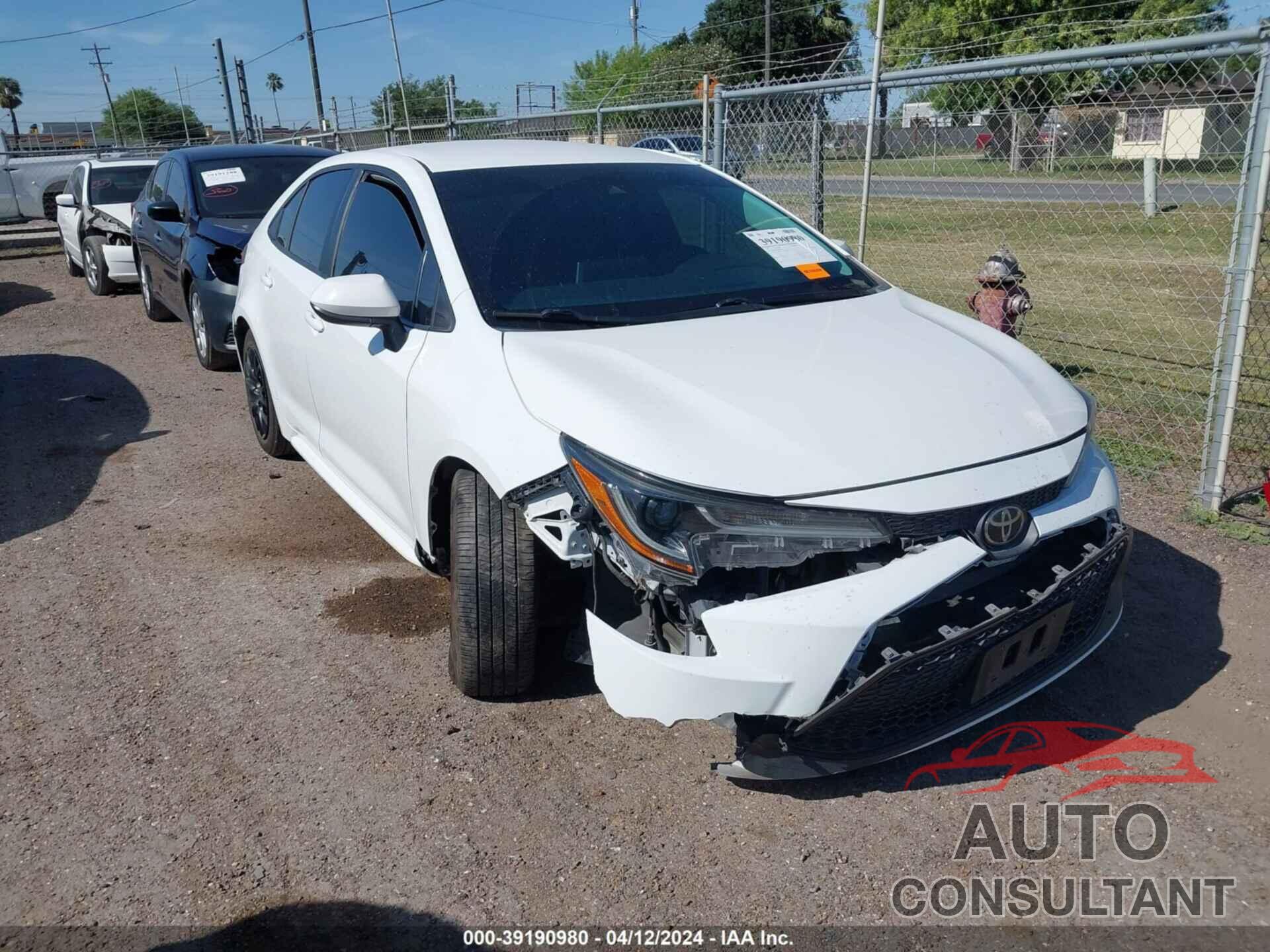TOYOTA COROLLA 2020 - 5YFEPRAE9LP033850