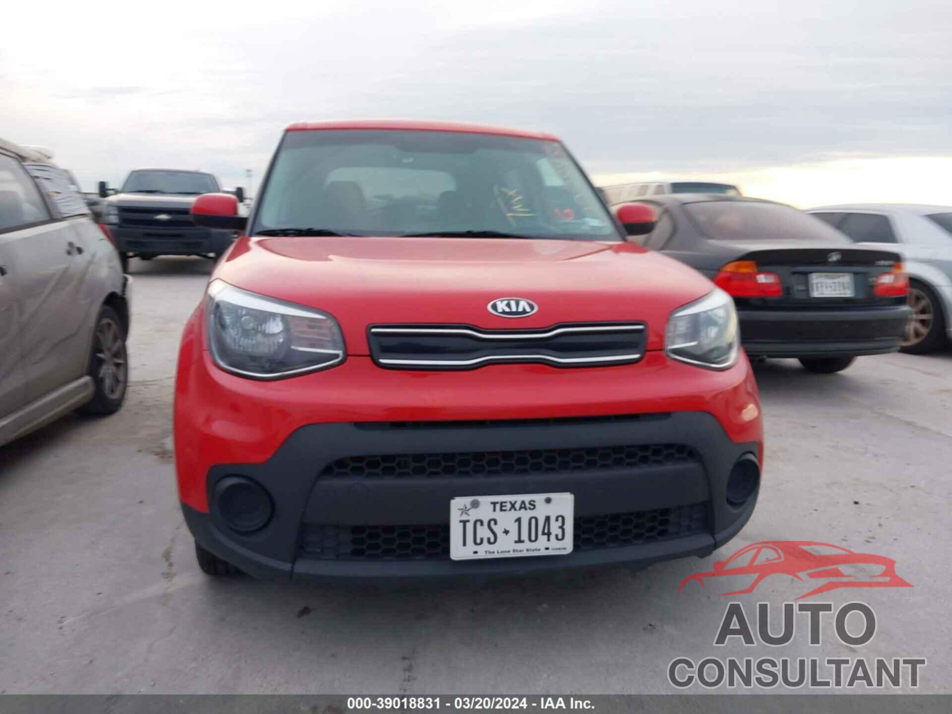 KIA SOUL 2019 - KNDJP3A53K7022595