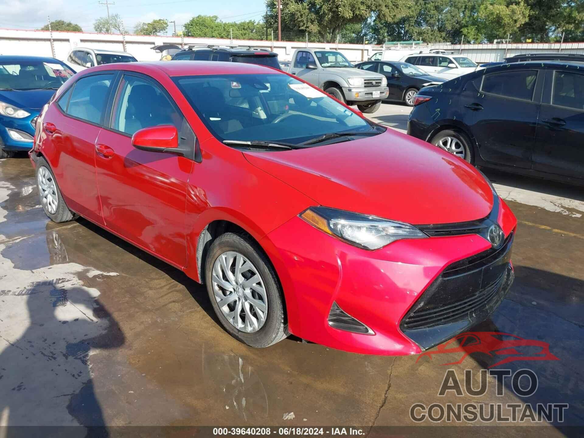 TOYOTA COROLLA 2019 - 5YFBURHE4KP924189