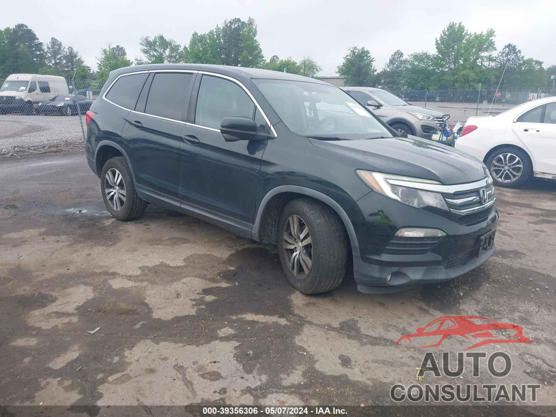 HONDA PILOT 2017 - 5FNYF5H36HB019209