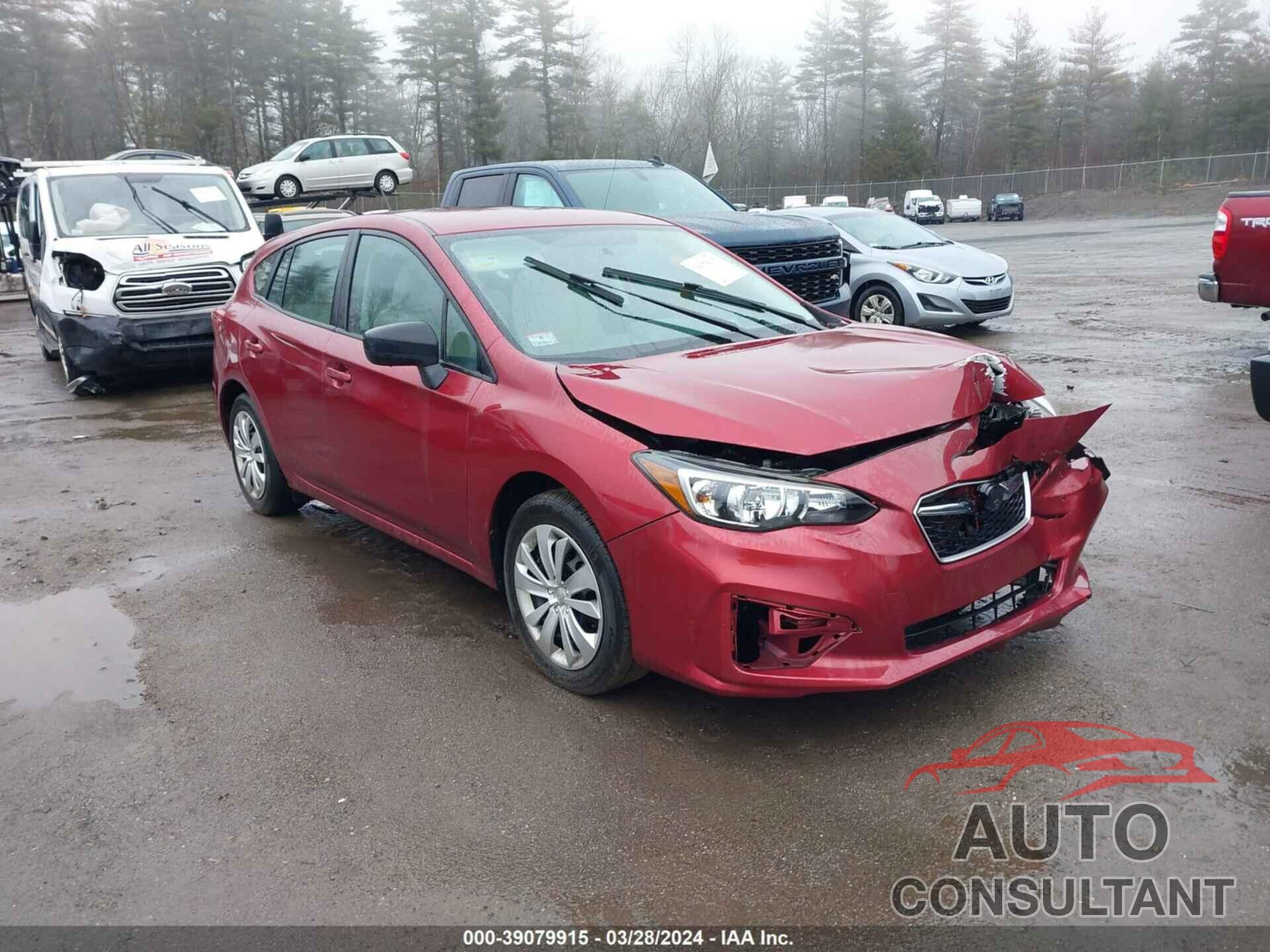 SUBARU IMPREZA 2018 - 4S3GTAA67J3748050