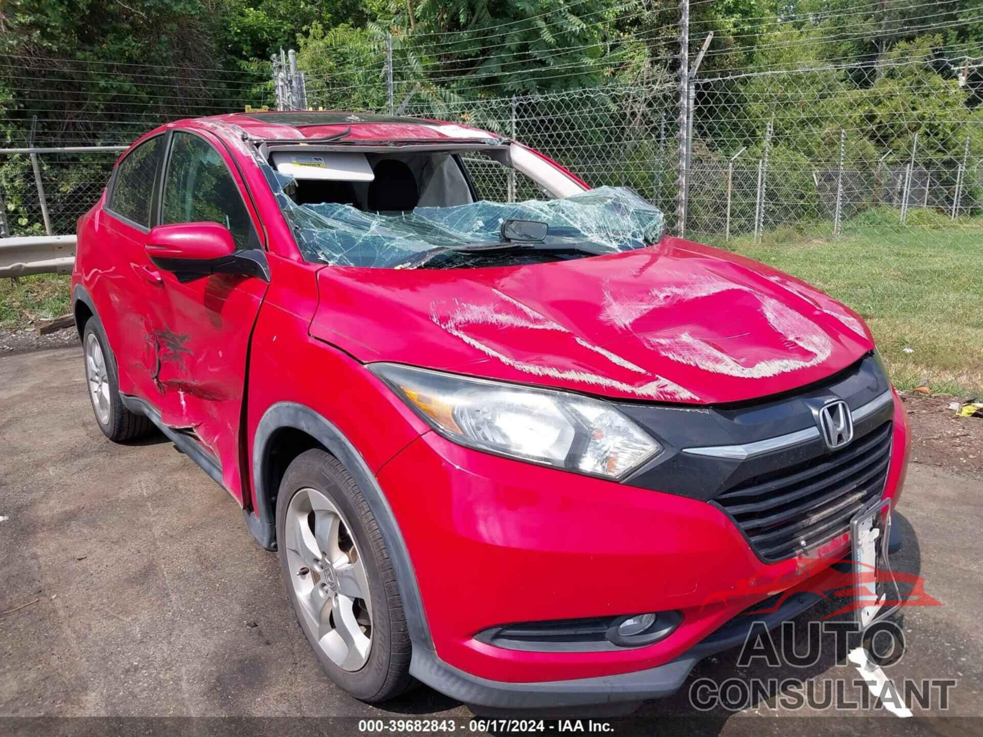 HONDA HR-V 2016 - 3CZRU5H50GM738522