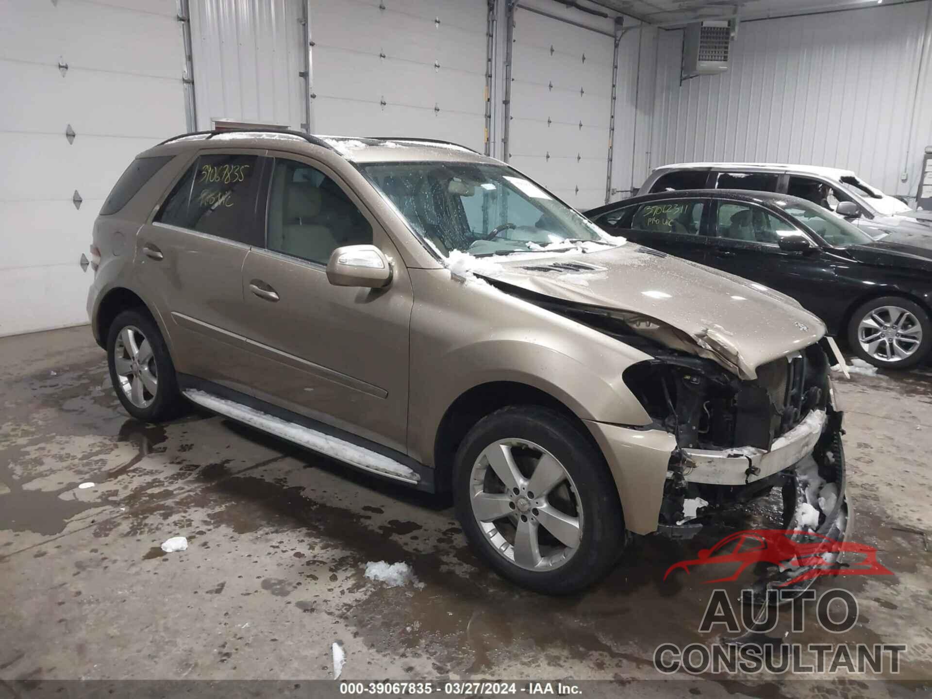 MERCEDES-BENZ ML 350 2010 - 4JGBB8GB6AA577115