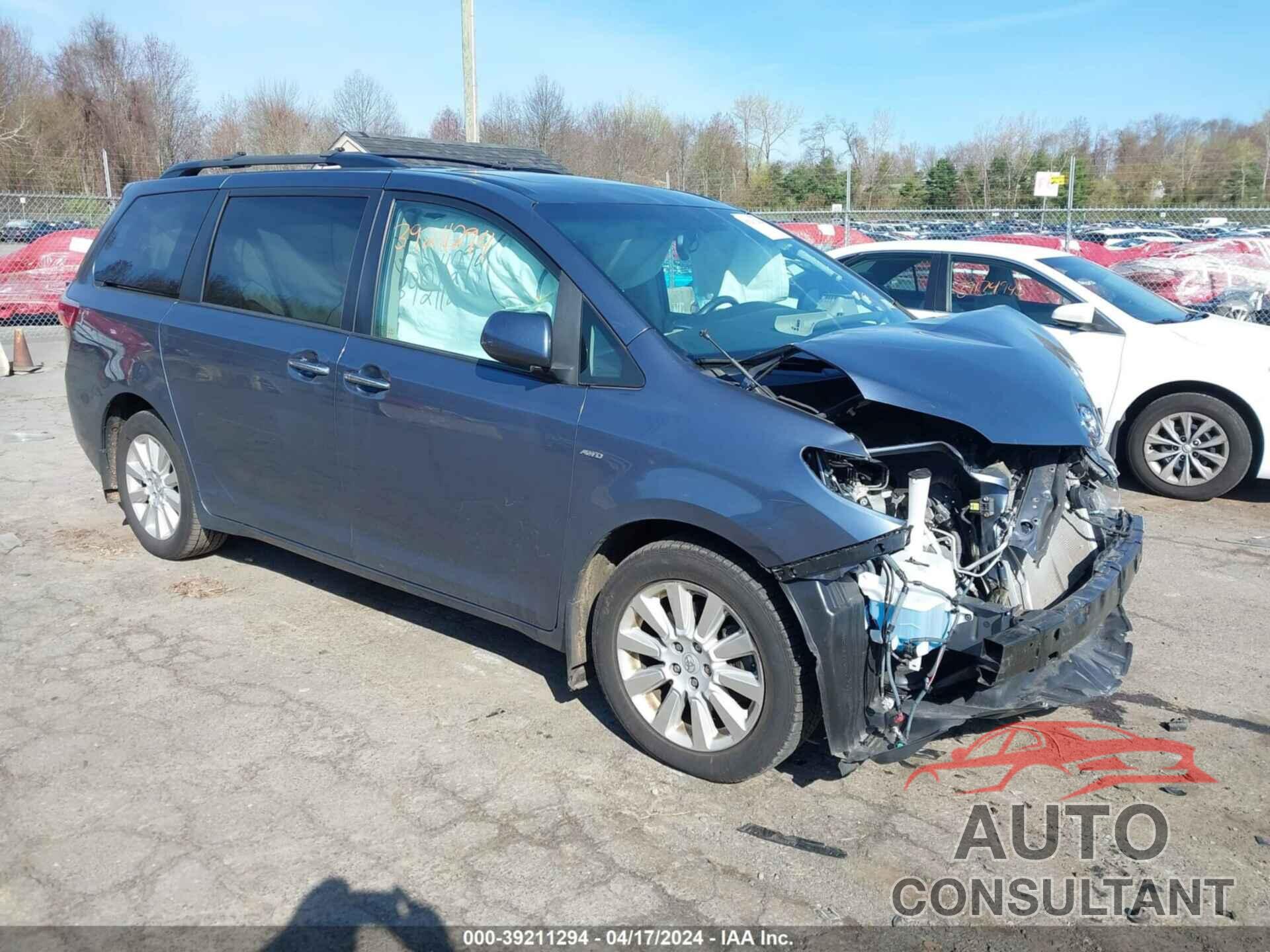 TOYOTA SIENNA 2016 - 5TDDK3DC4GS142909