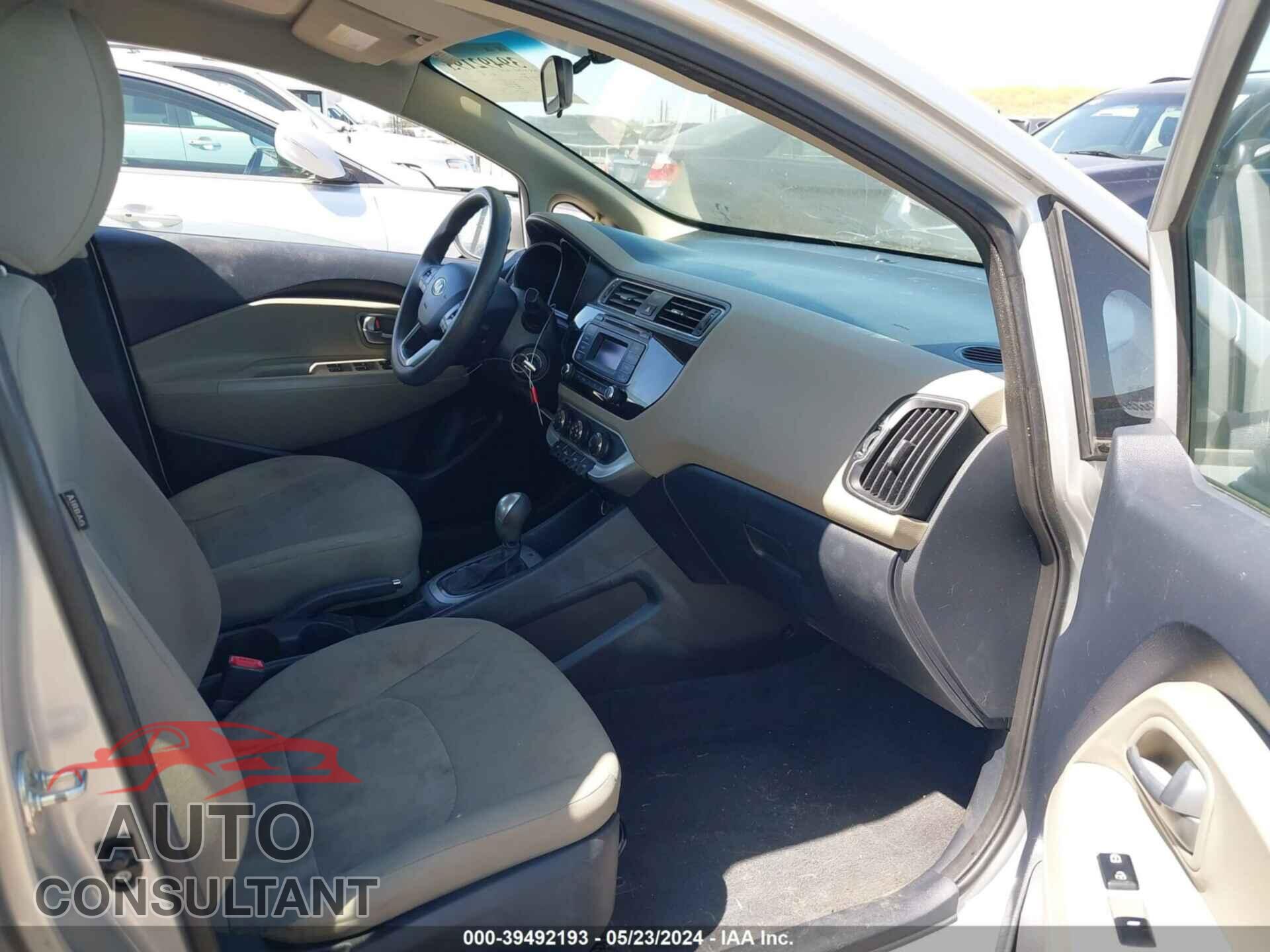 KIA RIO 2016 - KNADM4A31G6691985
