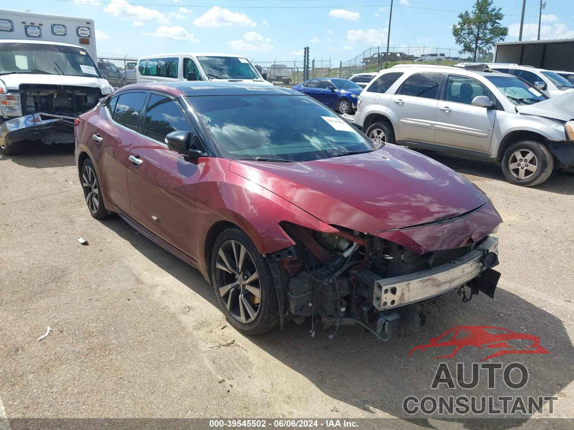 NISSAN MAXIMA 2016 - 1N4AA6AP0GC385882