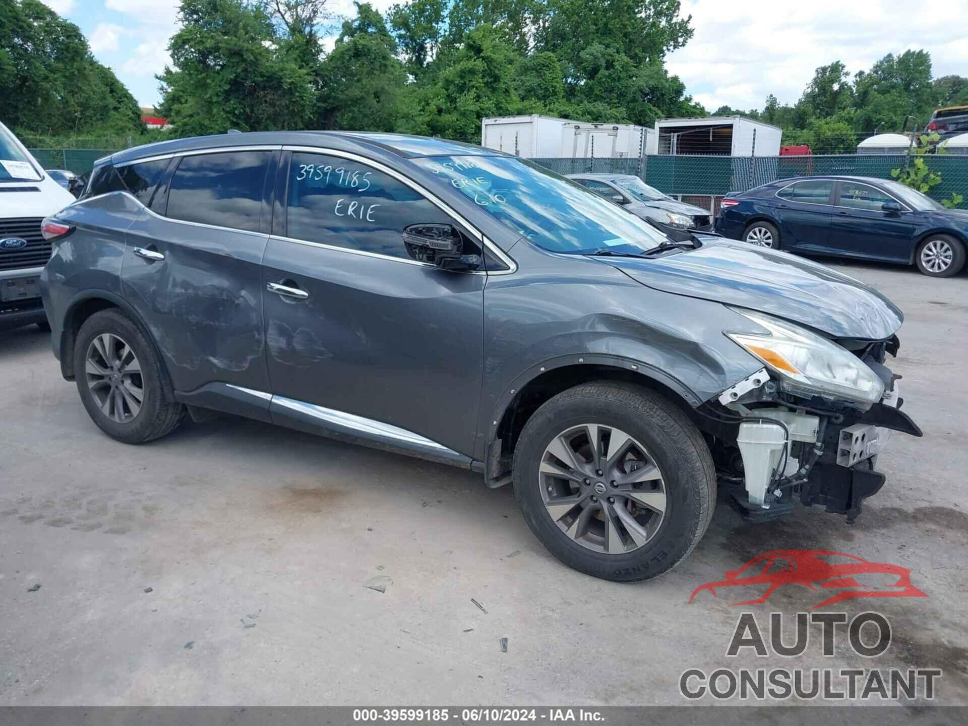 NISSAN MURANO 2017 - 5N1AZ2MG0HN146261