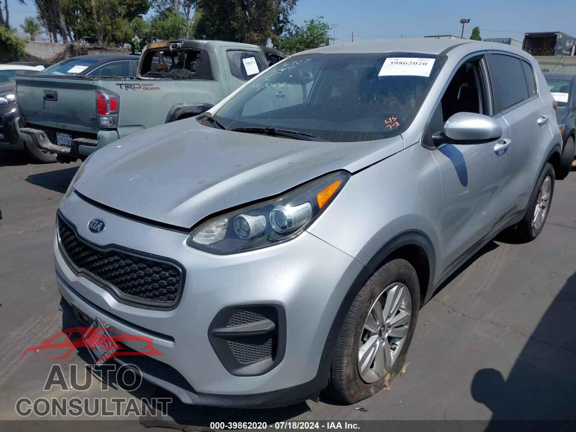 KIA SPORTAGE 2018 - KNDPM3AC3J7331807