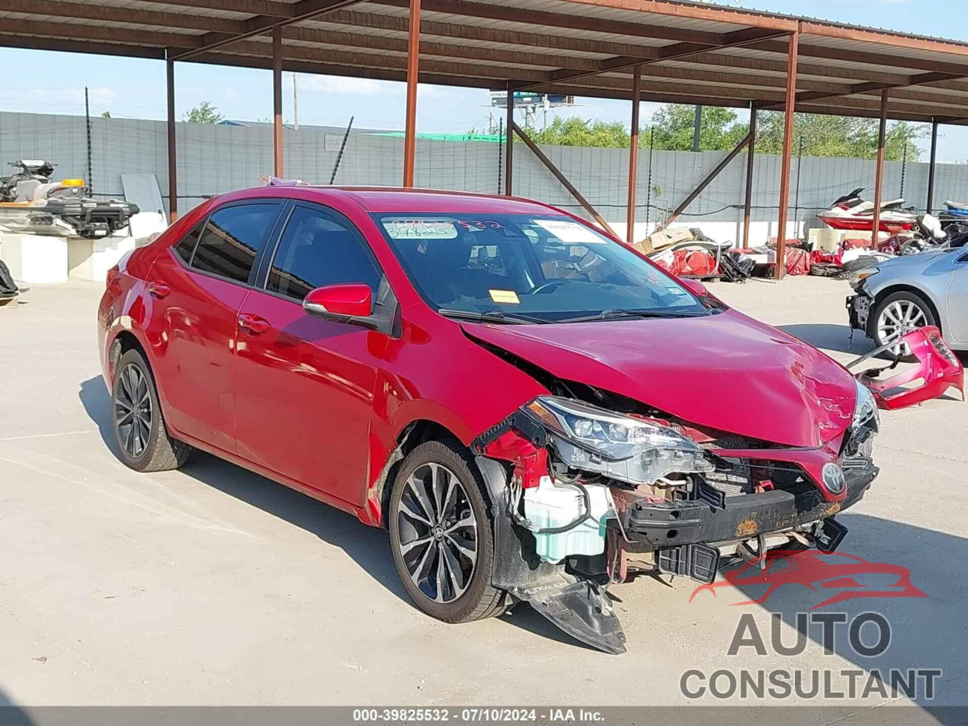 TOYOTA COROLLA 2019 - 5YFBURHEXKP863303