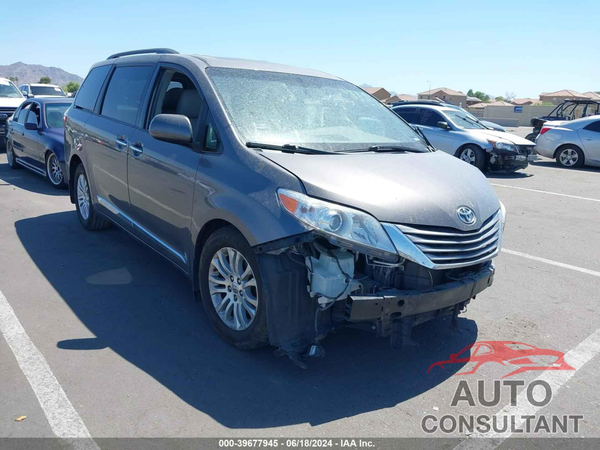 TOYOTA SIENNA 2017 - 5TDYZ3DC7HS869475