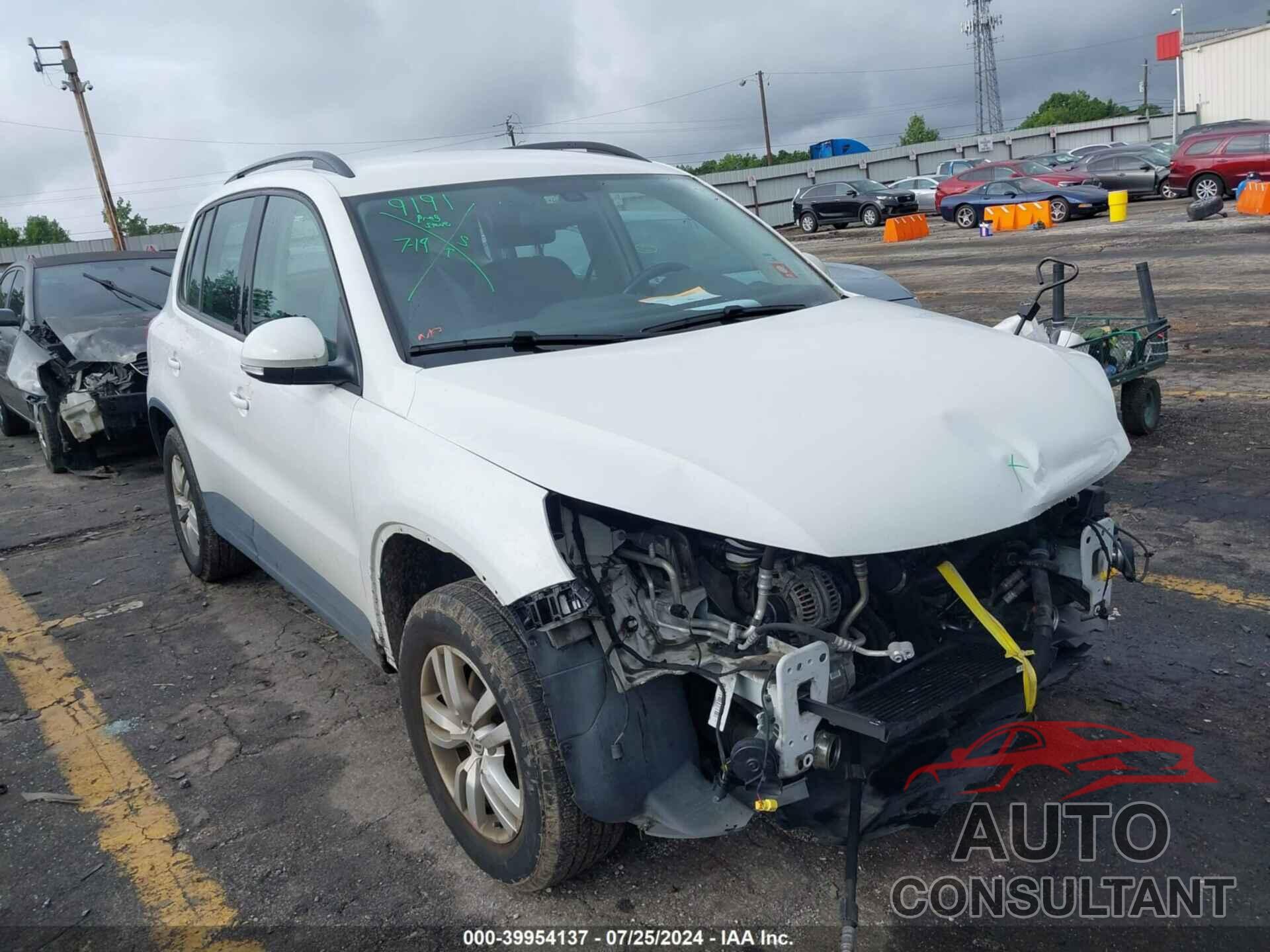 VOLKSWAGEN TIGUAN 2017 - WVGAV7AXXHK017703