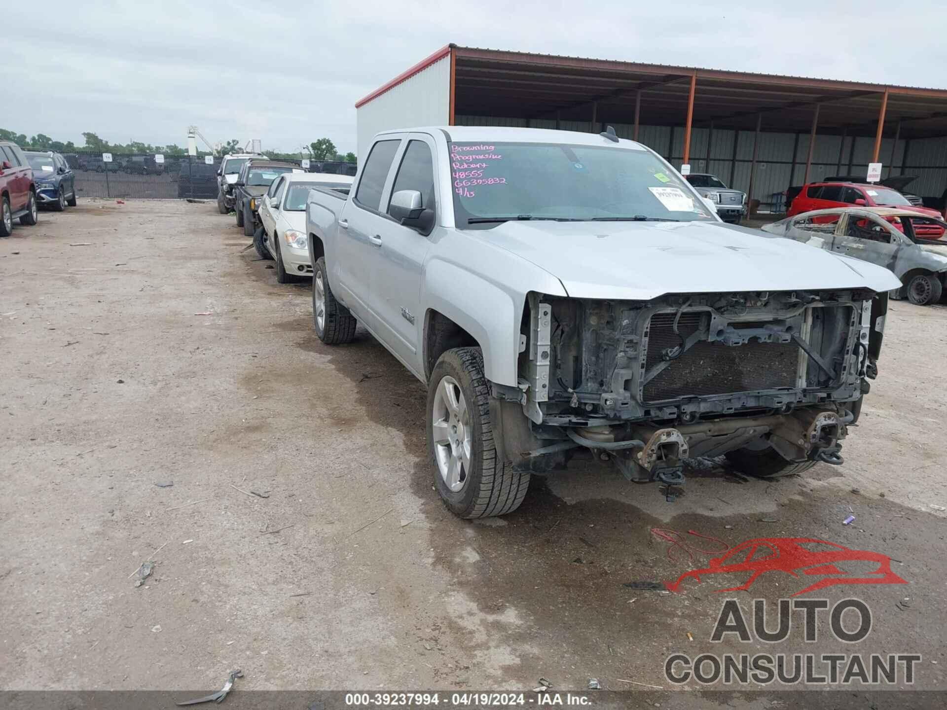 CHEVROLET SILVERADO 2016 - 3GCUKREC9GG375832