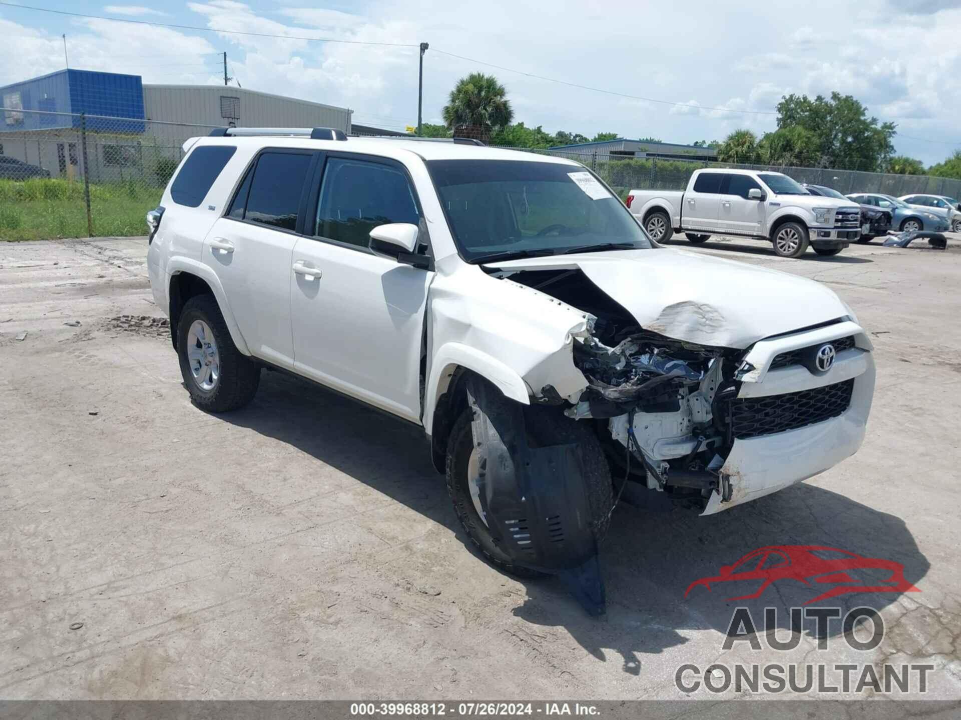 TOYOTA 4RUNNER 2019 - JTEZU5JR7K5211297