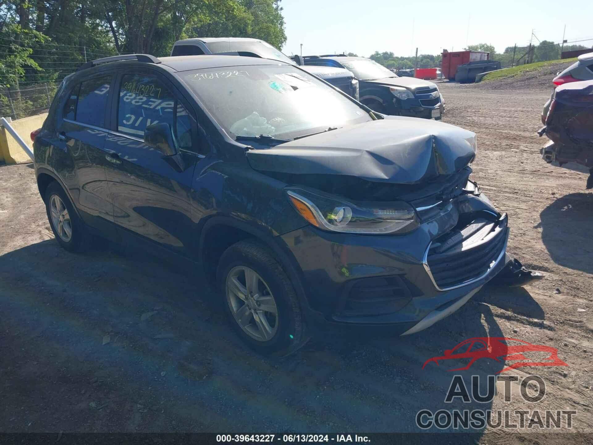 CHEVROLET TRAX 2019 - 3GNCJPSBXKL334521