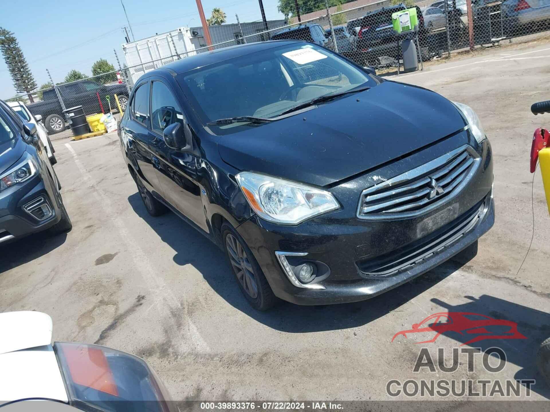MITSUBISHI MIRAGE G4 2017 - ML32F4FJ5HHF08238