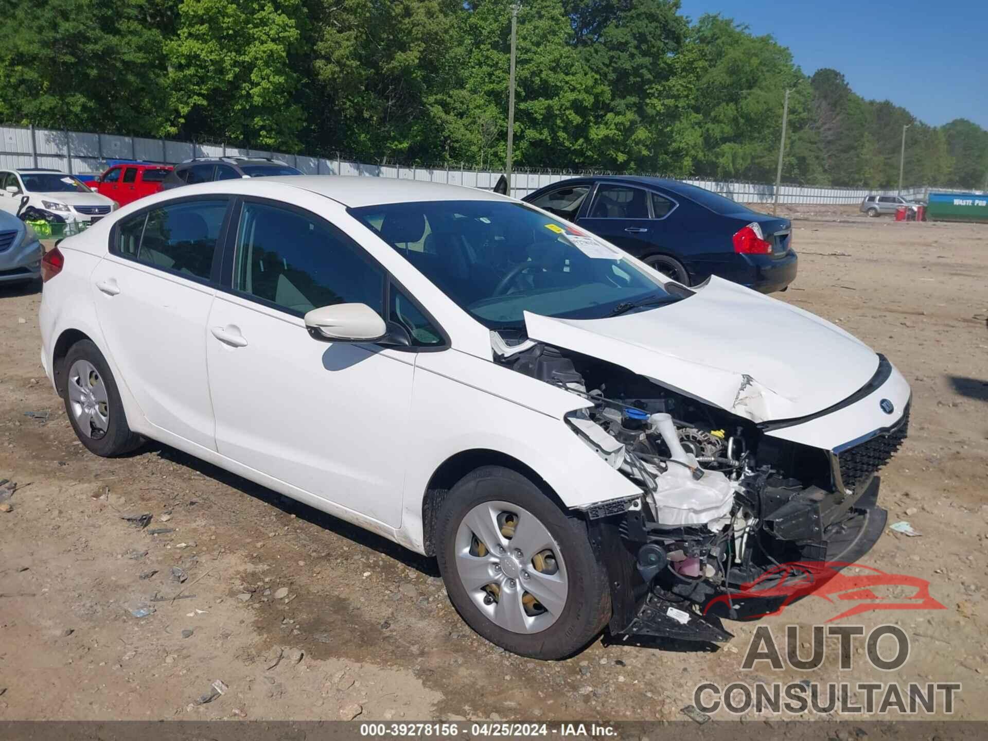 KIA FORTE 2017 - 3KPFK4A72HE066057