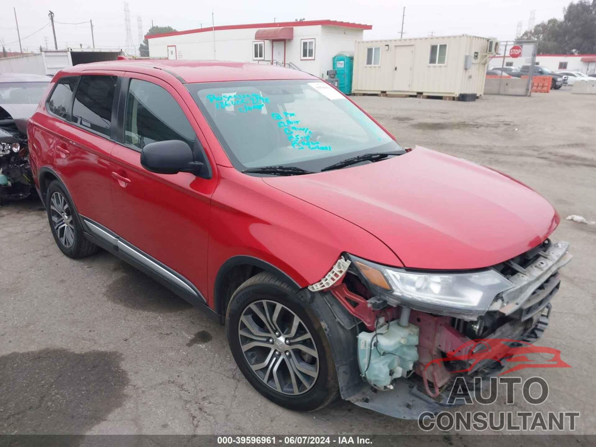 MITSUBISHI OUTLANDER 2018 - JA4AD2A35JZ066936