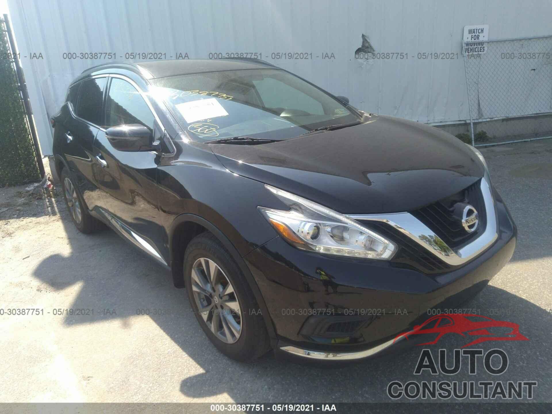 NISSAN MURANO 2016 - 5N1AZ2MH2GN125449