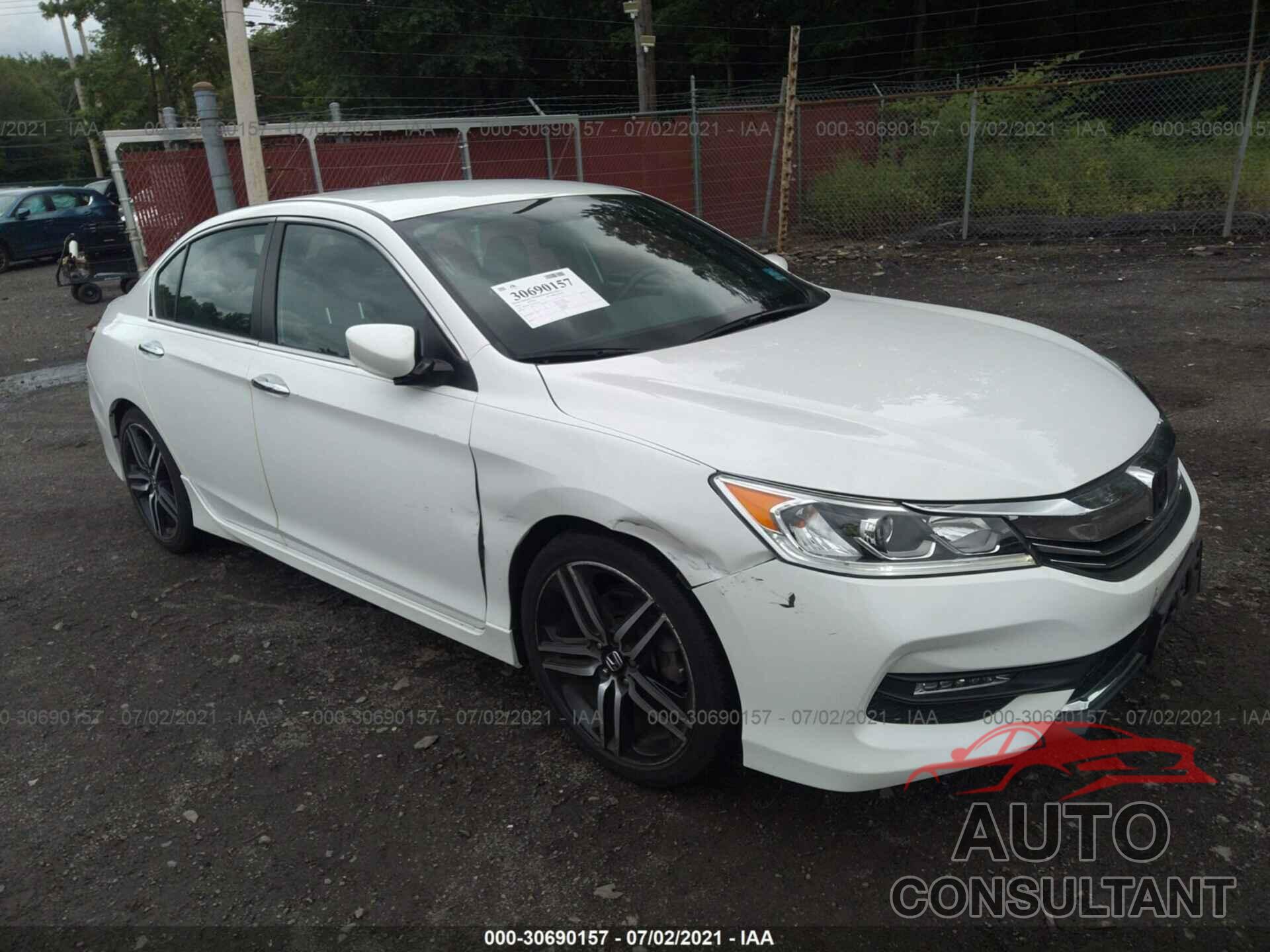 HONDA ACCORD SEDAN 2016 - 1HGCR2F51GA052342