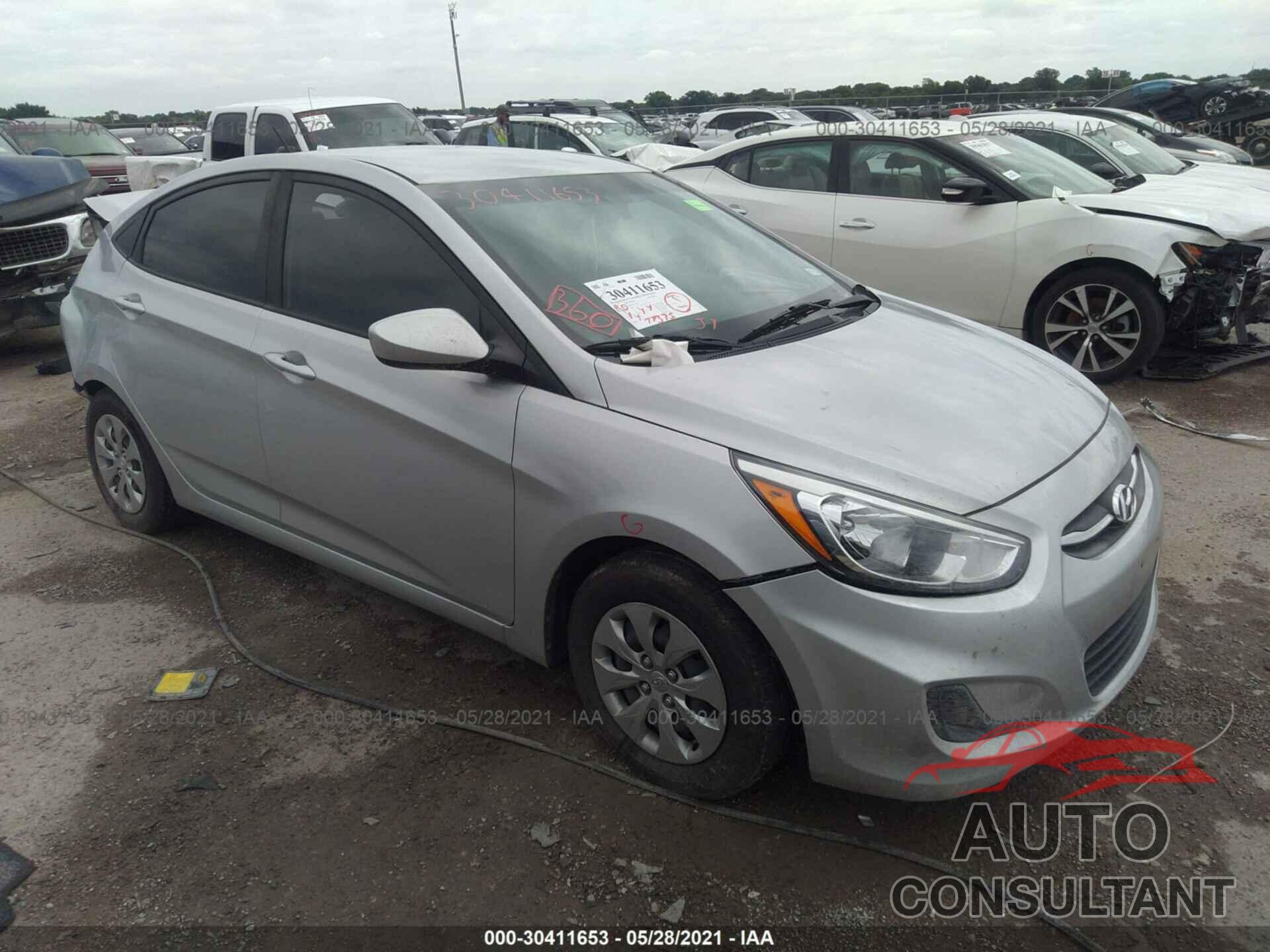 HYUNDAI ACCENT 2017 - KMHCT4AE0HU312745