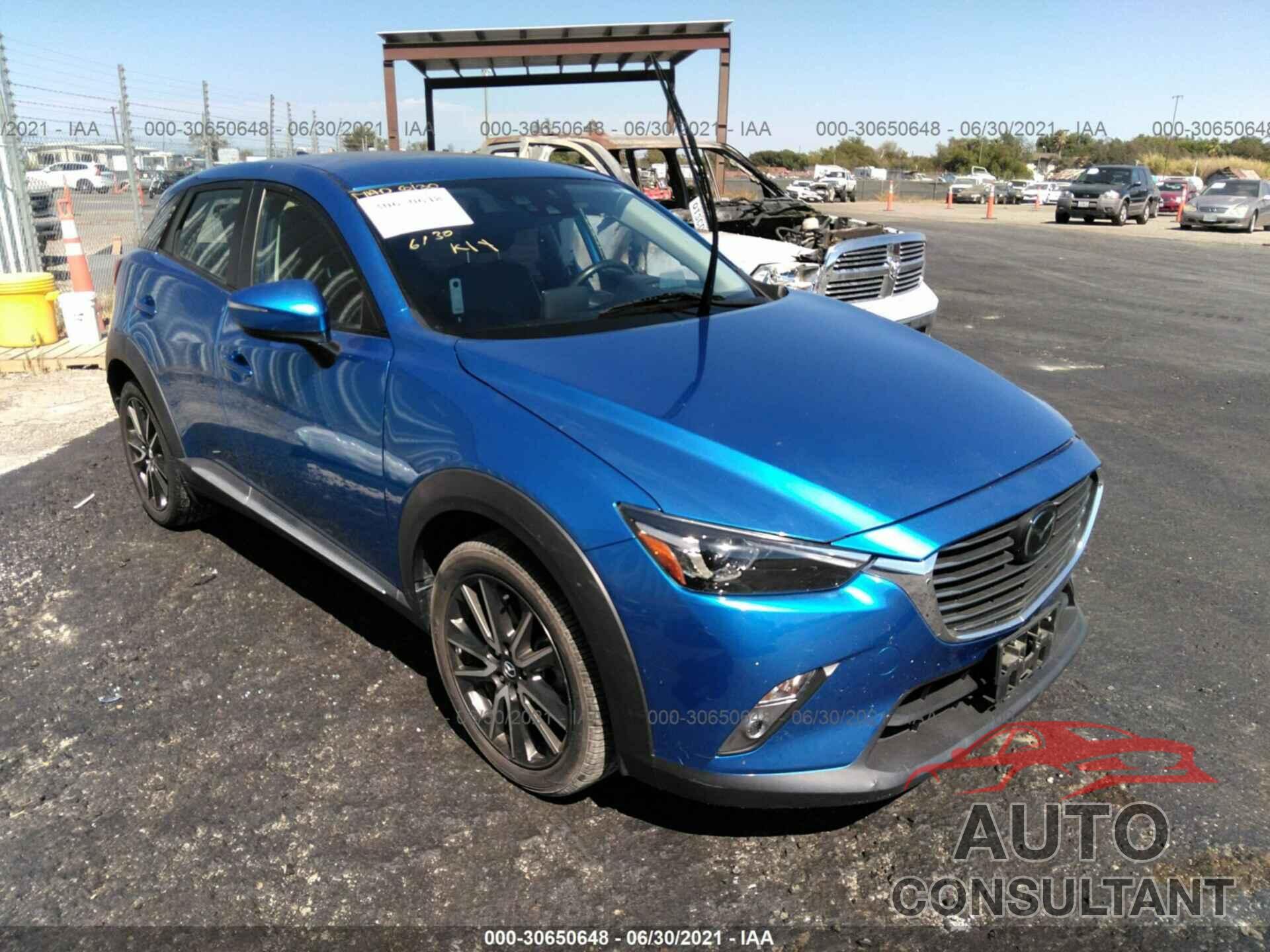 MAZDA CX-3 2016 - JM1DKBD76G0104310