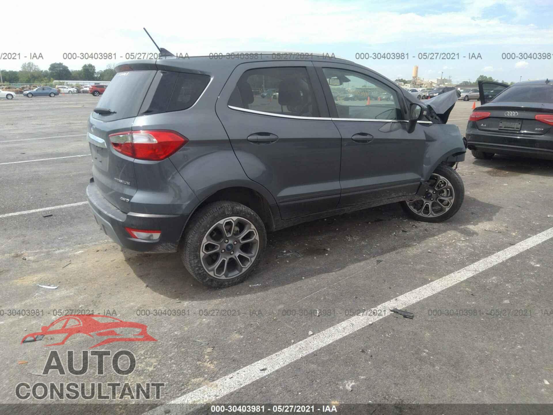 FORD ECOSPORT 2019 - MAJ6S3KLXKC262967