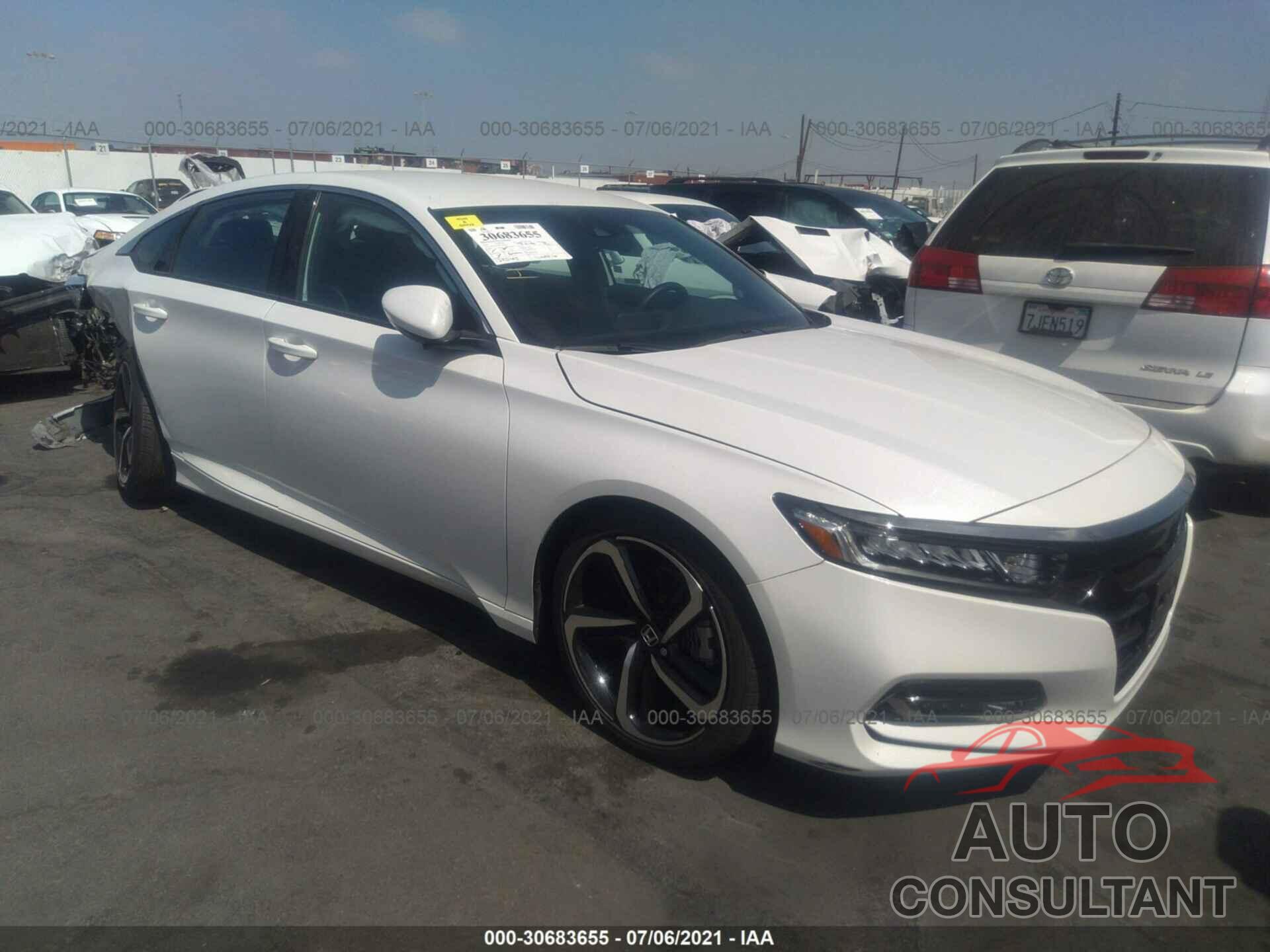 HONDA ACCORD SEDAN 2019 - 1HGCV1F38KA154735