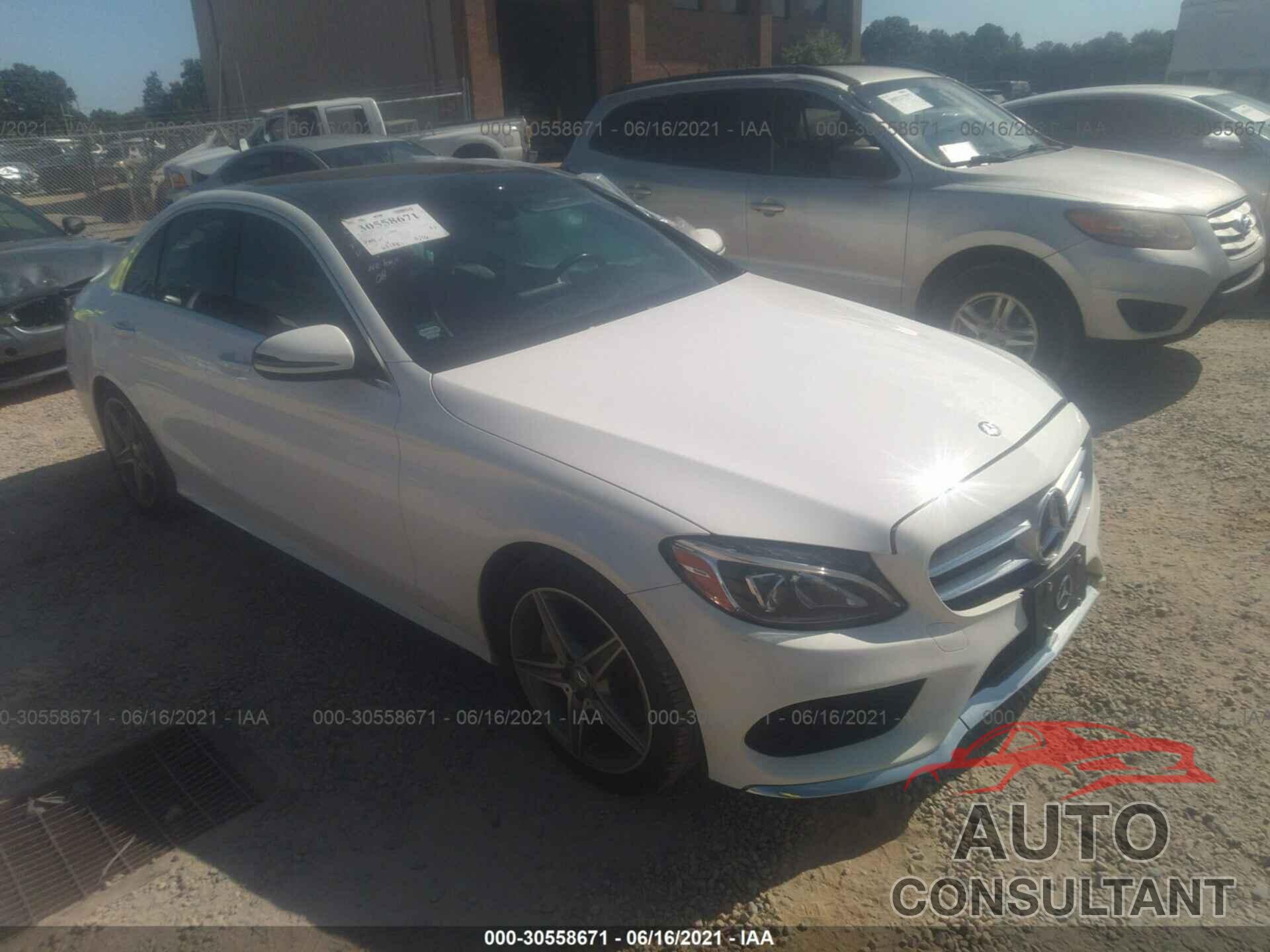 MERCEDES-BENZ C-CLASS 2016 - WDDWF4KB8GR127198