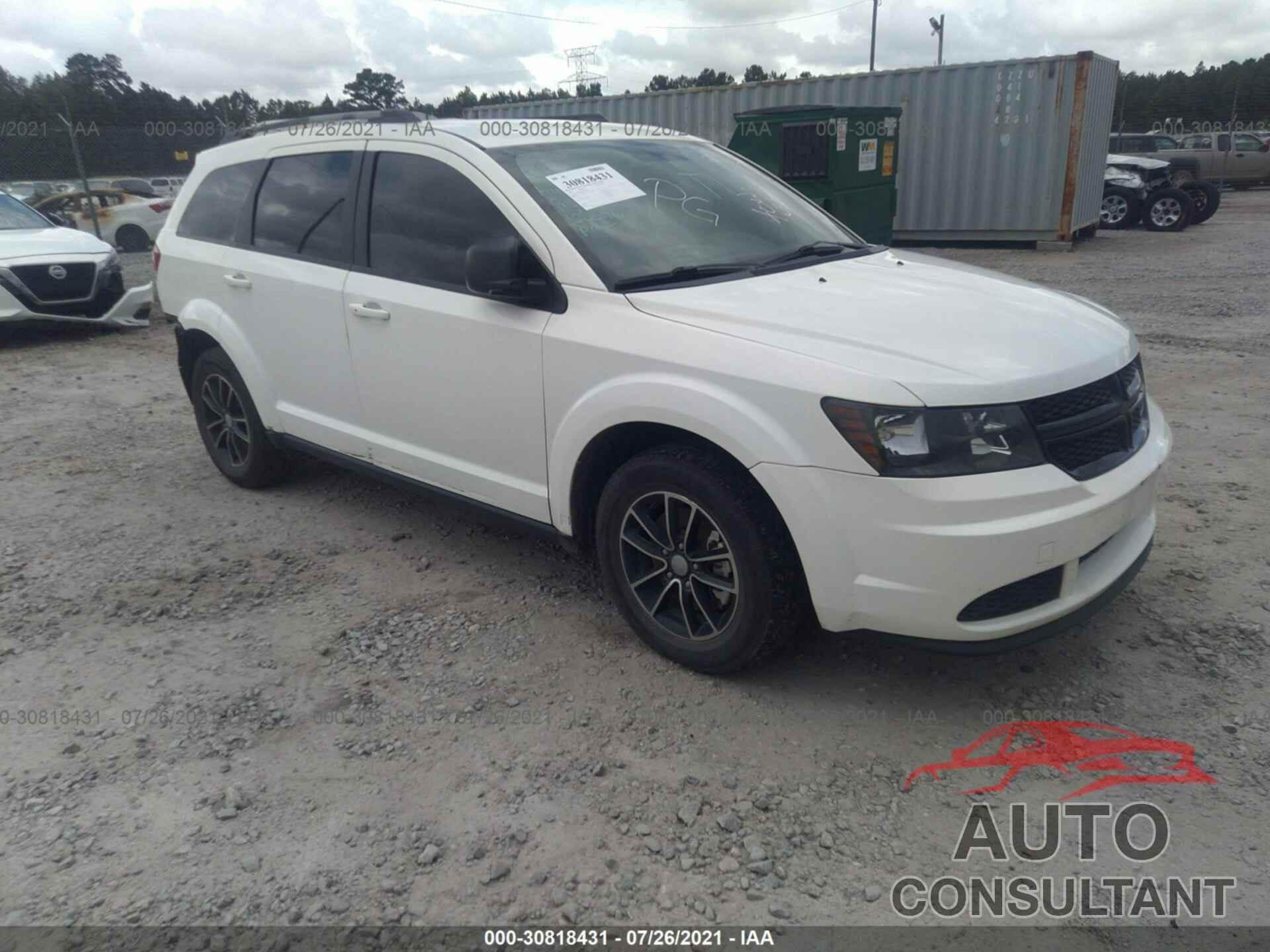 DODGE JOURNEY 2017 - 3C4PDCAB9HT609736