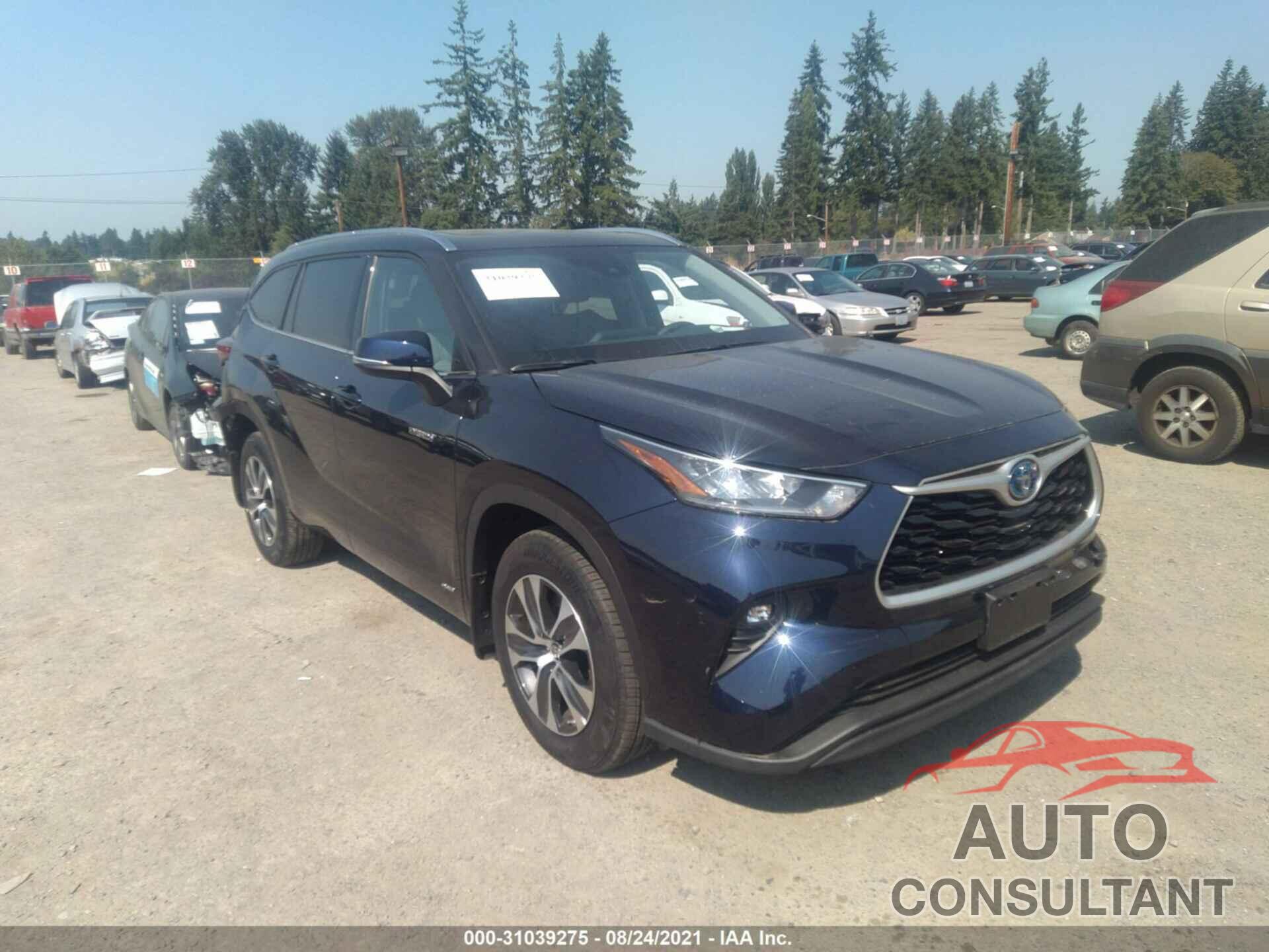 TOYOTA HIGHLANDER 2020 - 5TDGBRCH1LS502368