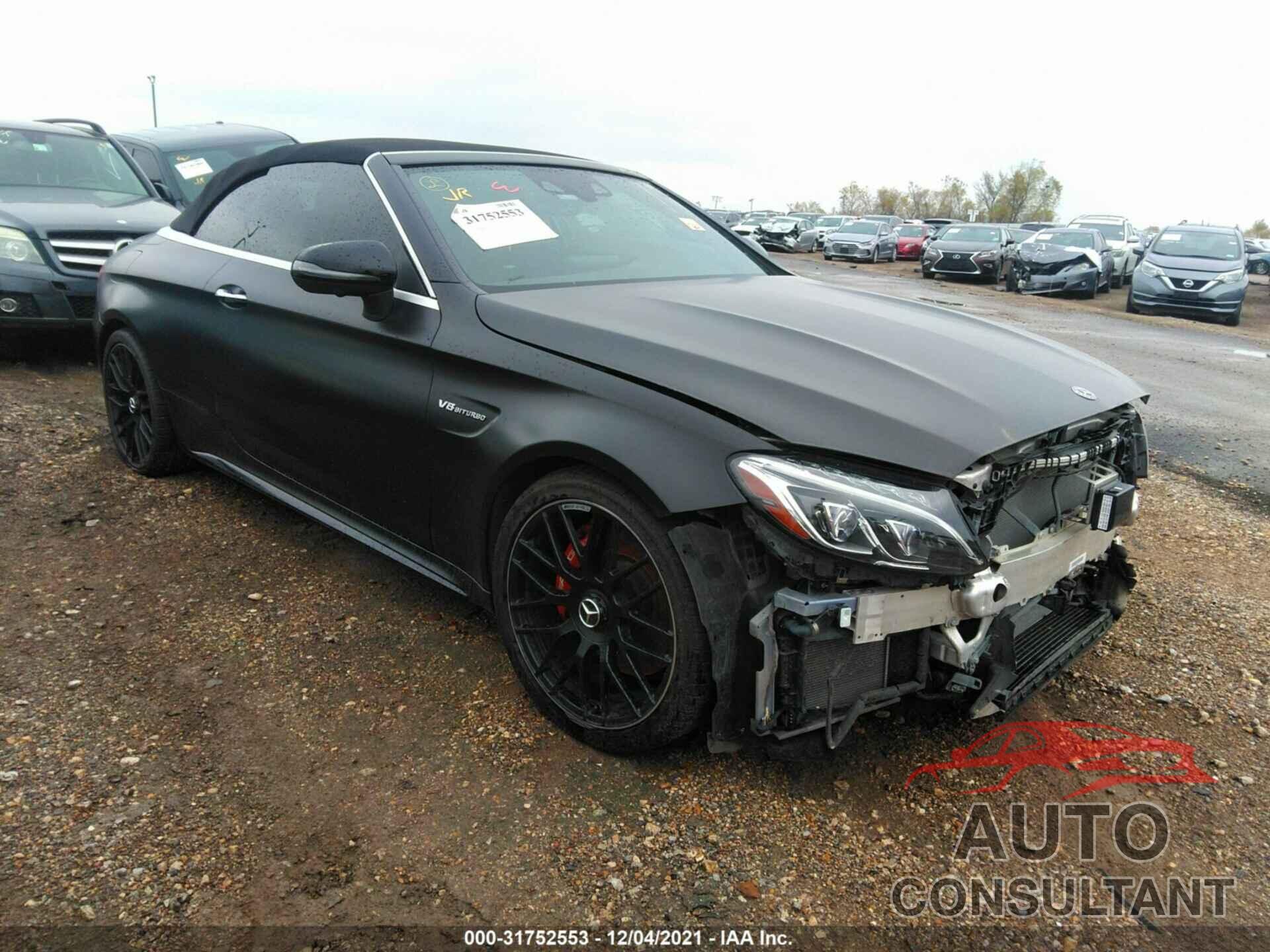 MERCEDES-BENZ C-CLASS 2017 - WDDWK8GB2HF463475