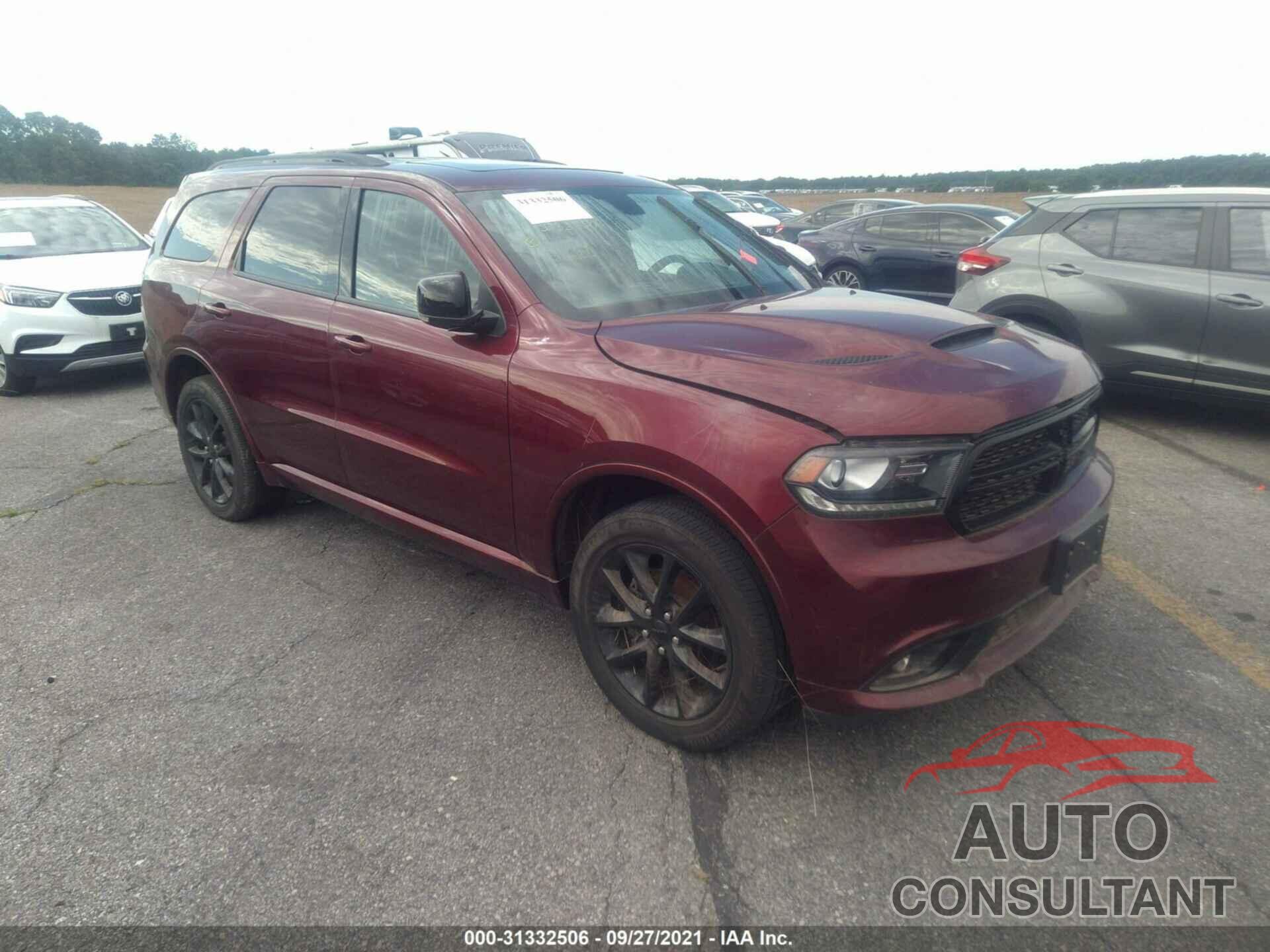 DODGE DURANGO 2018 - 1C4RDJDG1JC474645