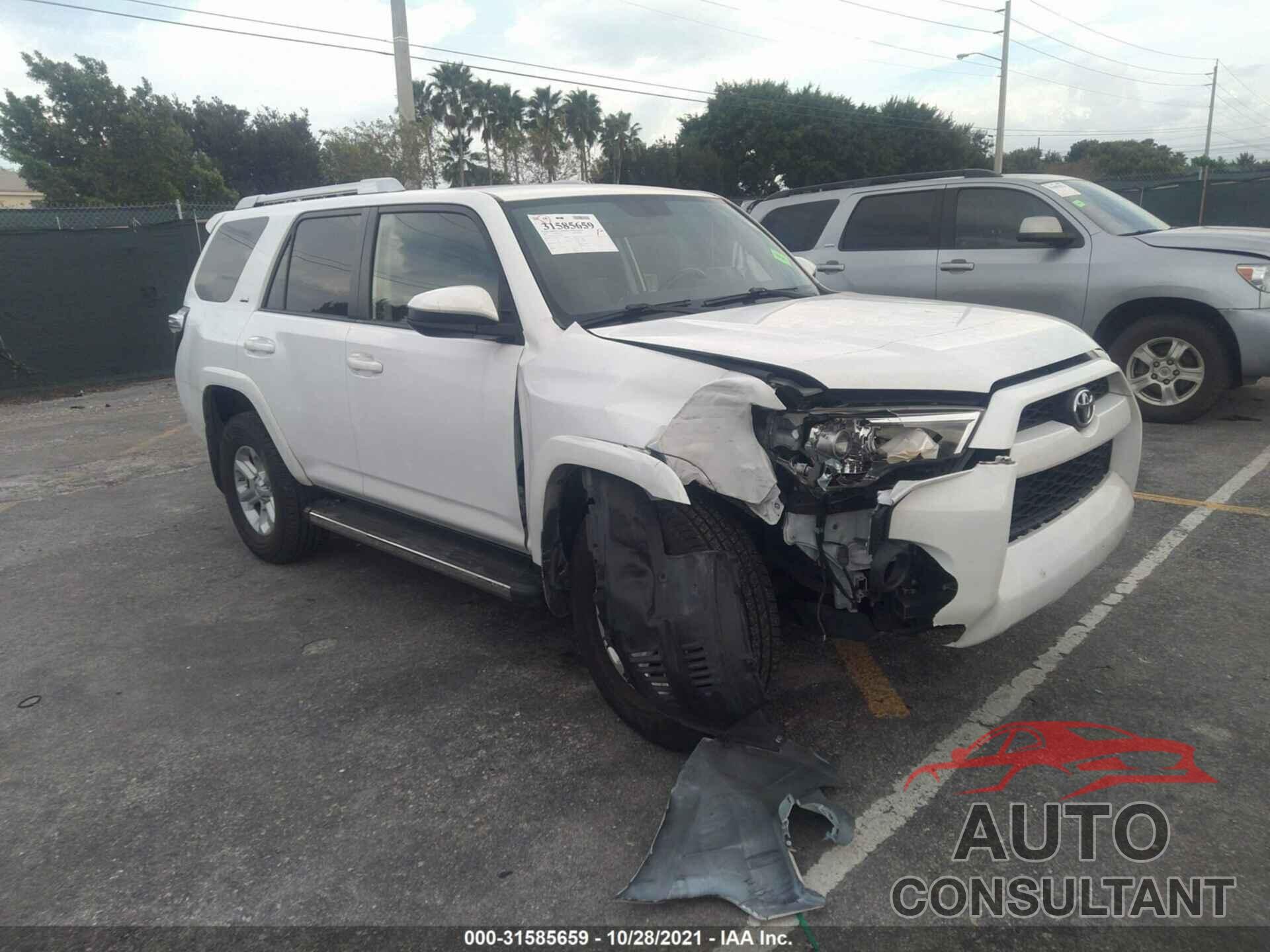 TOYOTA 4RUNNER 2016 - JTEZU5JRXG5139096