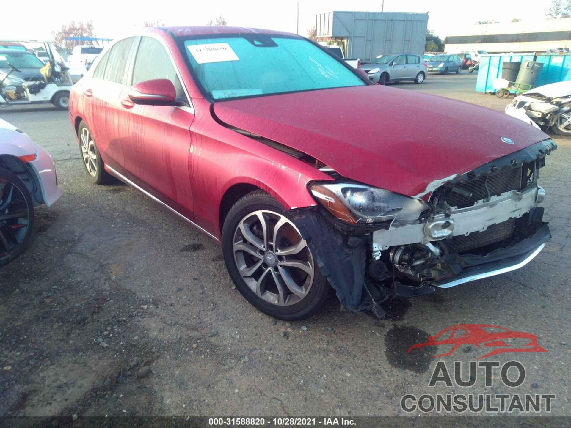 MERCEDES-BENZ C-CLASS 2016 - 55SWF4JB6GU129807